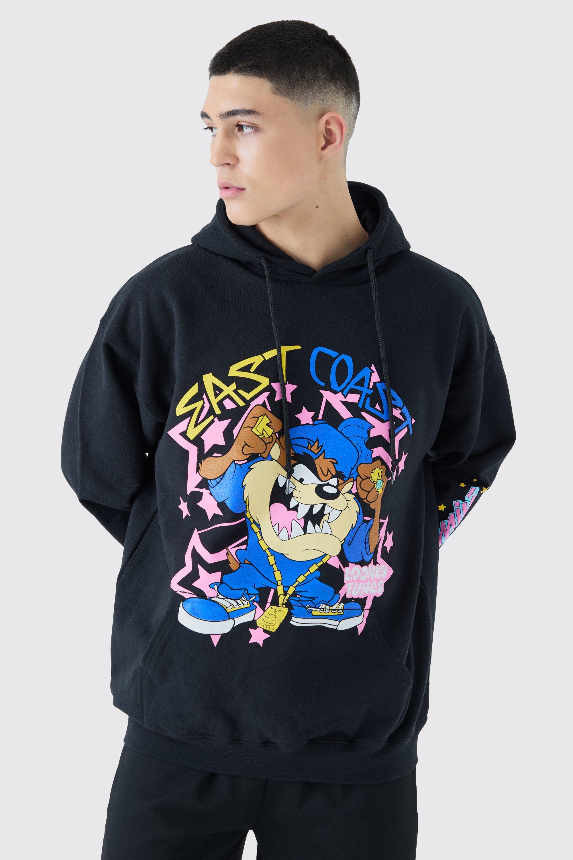 Black looney tunes hoodie hotsell