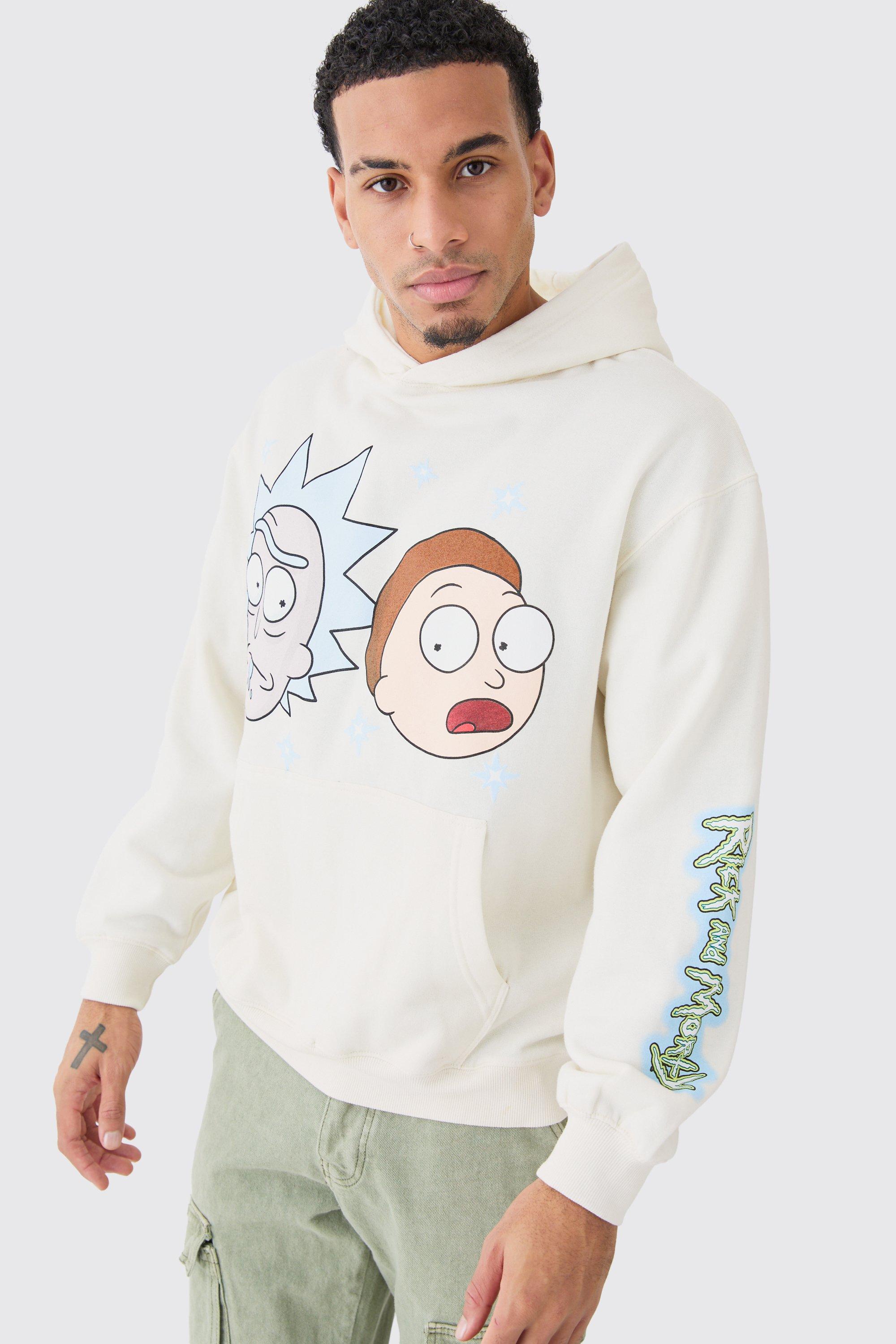 Purple Man Rick and Morty Oversize Fit Hoodie Sweatshirt 2738675