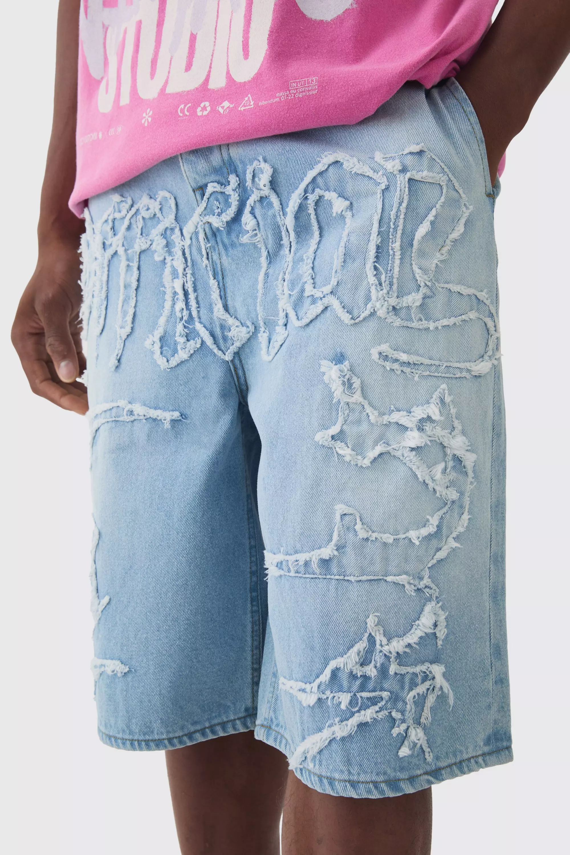 Ice blue Official Denim IJsblauwe Joggingbroek alternatieve afbeelding
