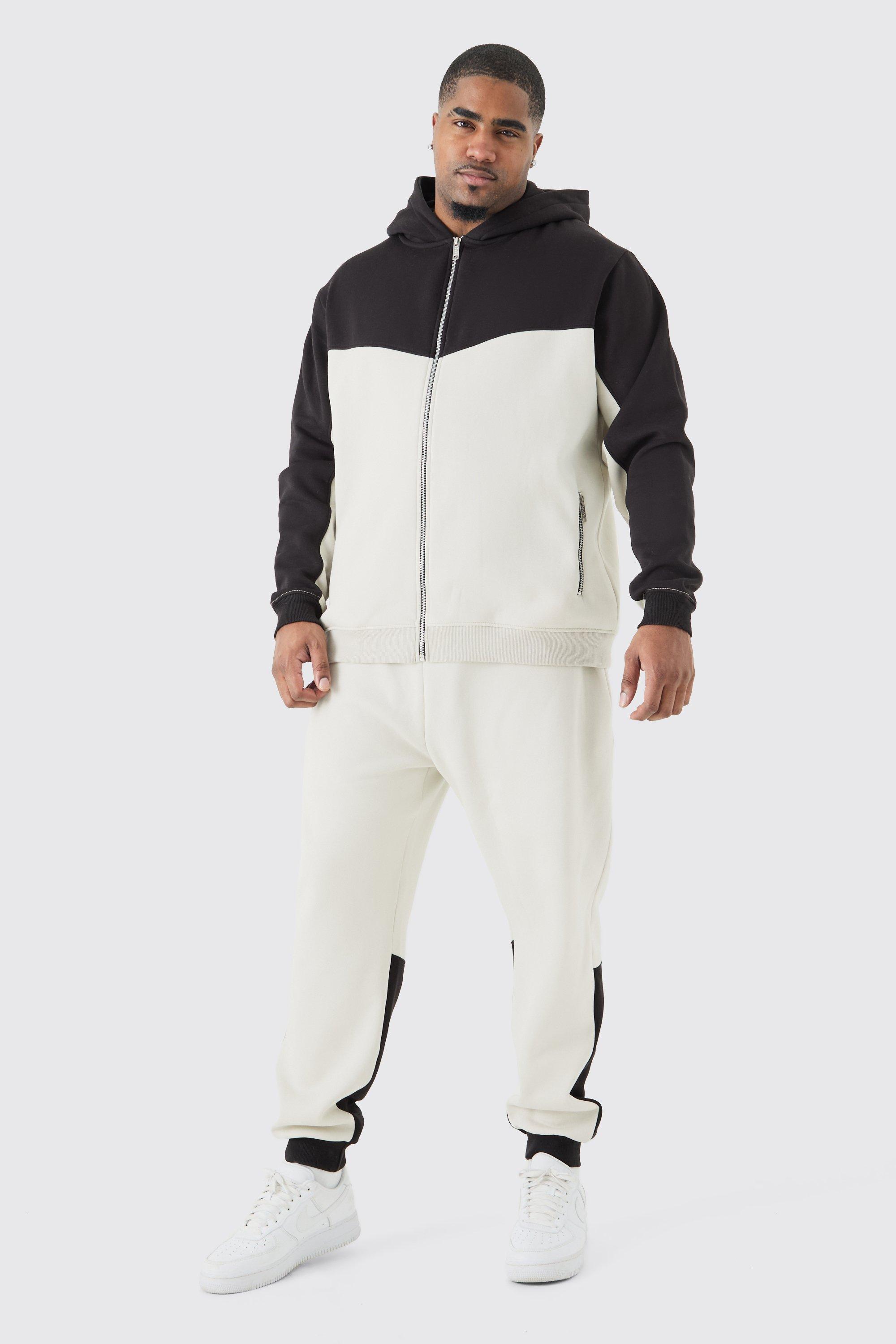 Colour Block Fleece Tracksuit