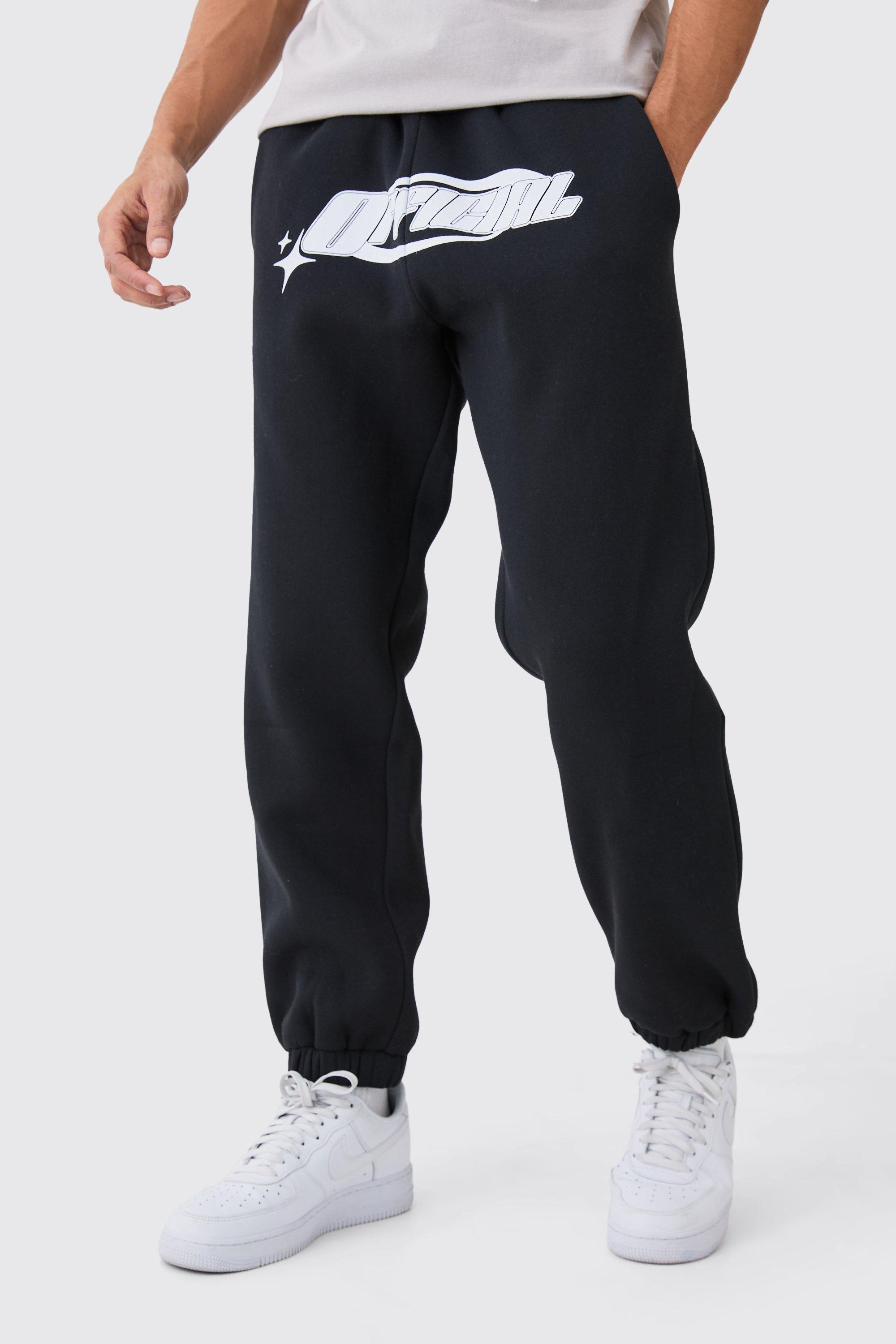 PLT Cream Skinny Towelling Logo Joggers