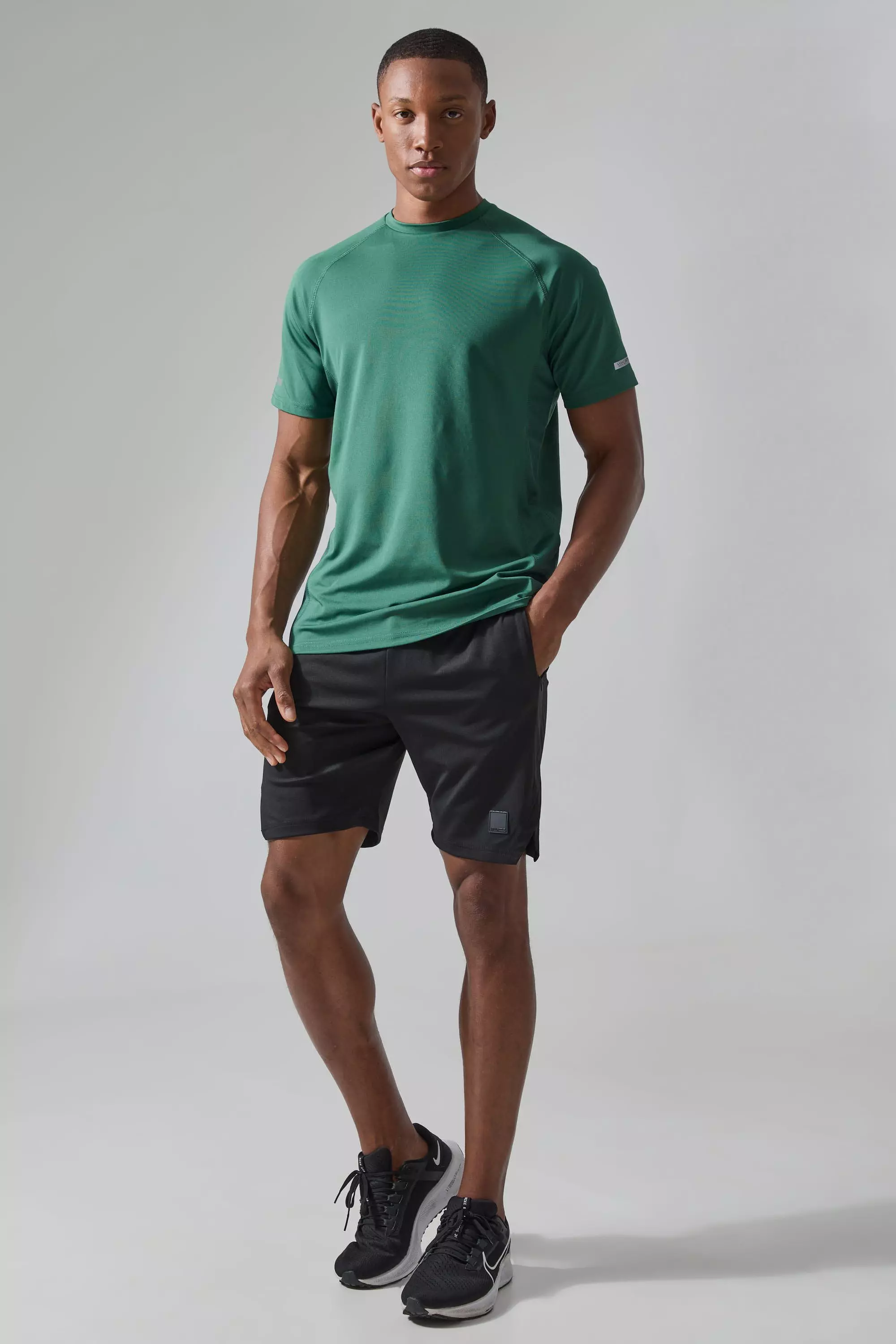 Green Man Active Performance T-shirt & Short Set alternative image