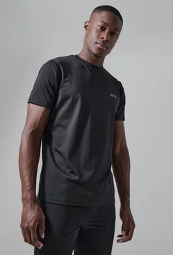 Black Man Active Performance Gym Tshirt