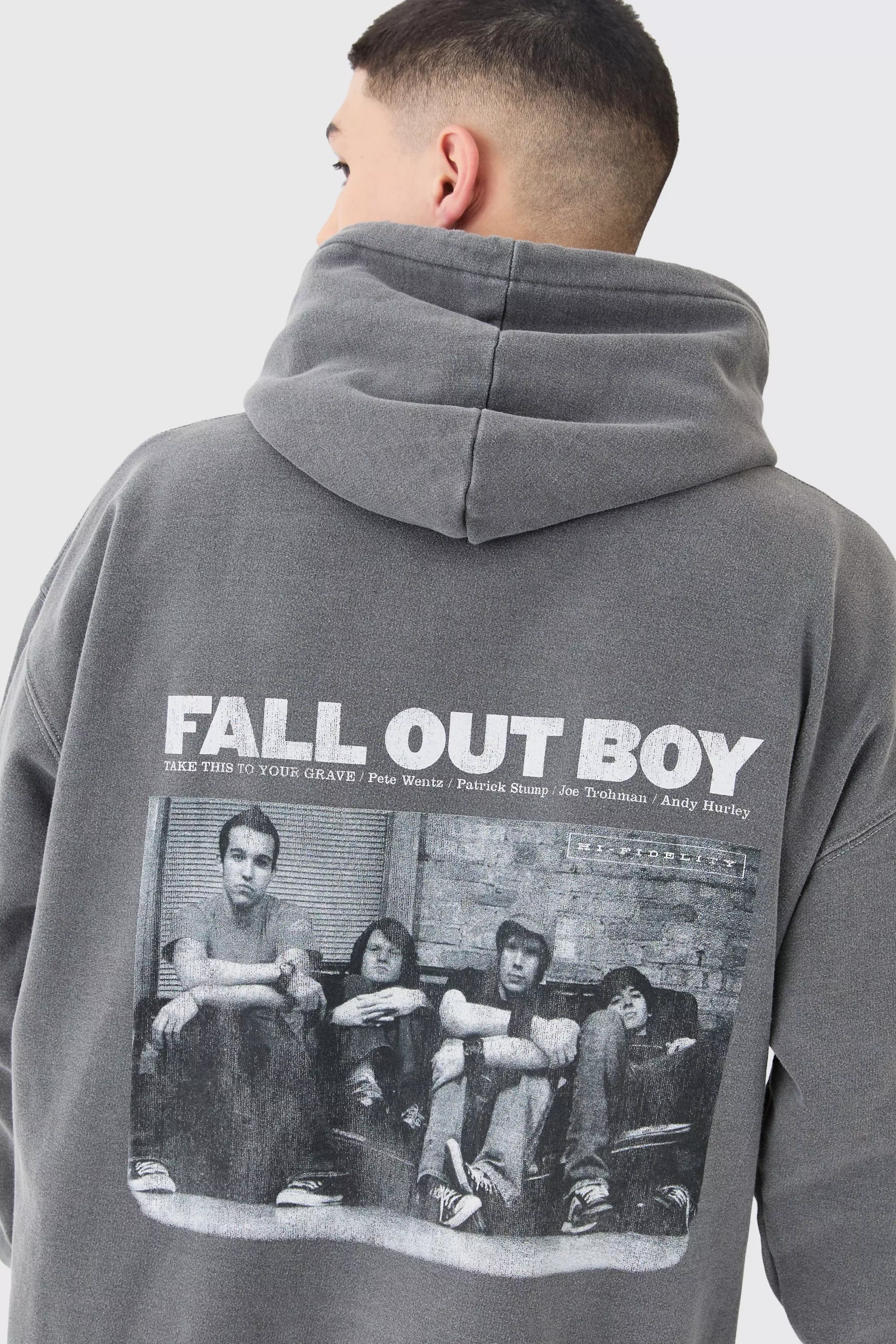 boohoo MAN★オーバーサイズ 半袖 Tシャツ★バンド Fall Out Boy Fall Out Boy Official Online Store