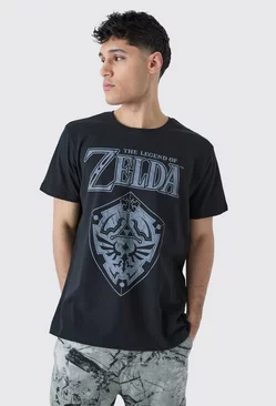 Oversized Zelda License T-shirt Black