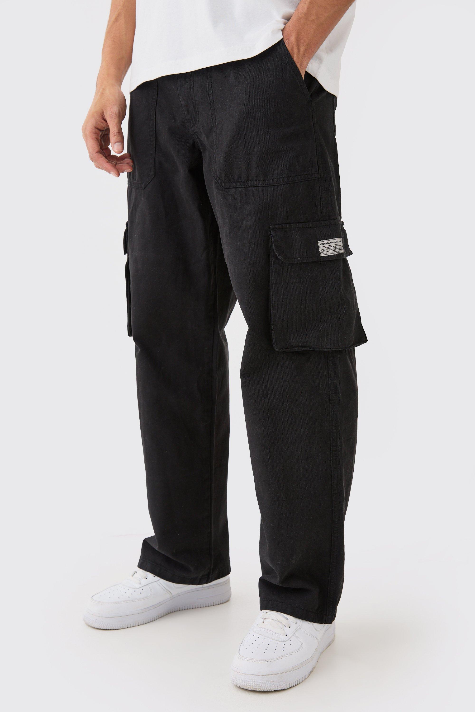 cllios Mens Cargo Pants Big and Tall Multi Pockets Pants Work Tactical  Trousers Casual Jogger Cargo Pants 