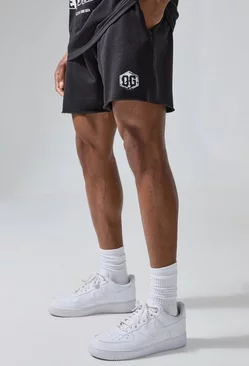Black Man Active X Og Gym Relaxed Jersey Short