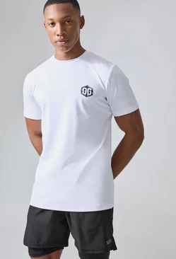 White Man Active X Og Gym Regular Fit Performance T-shirt