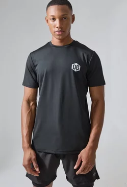 Black Man Active X Og Gym Regular Fit Performance T-shirt
