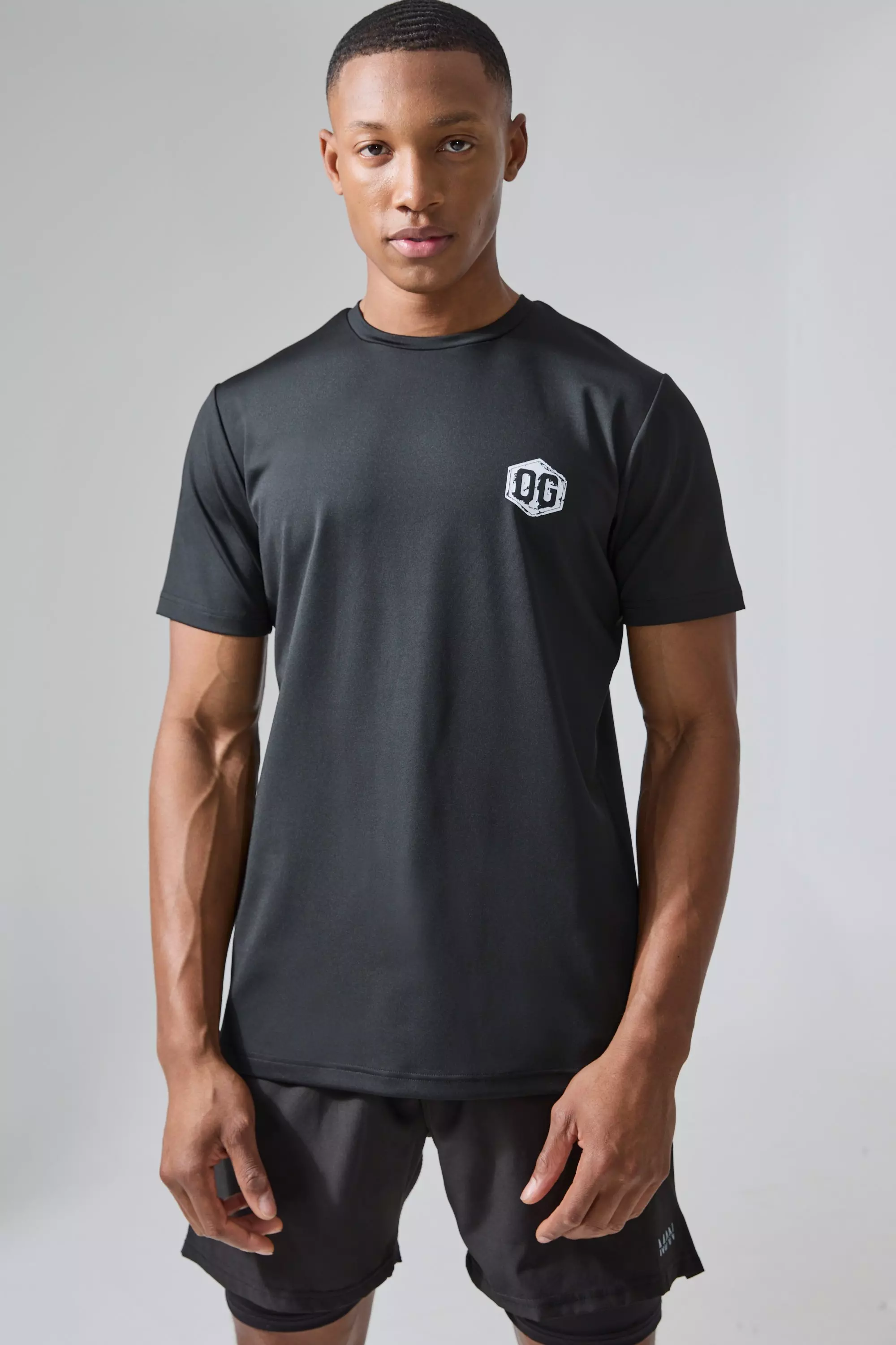 Man Active X Og Gym Regular Fit Performance T-shirt Black