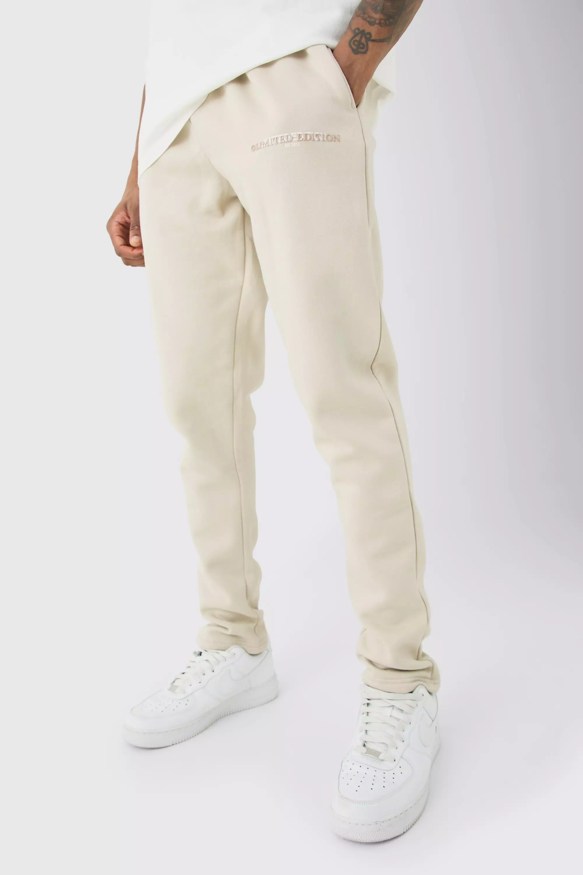 Tall Tapered Limited Basic Jogger Stone