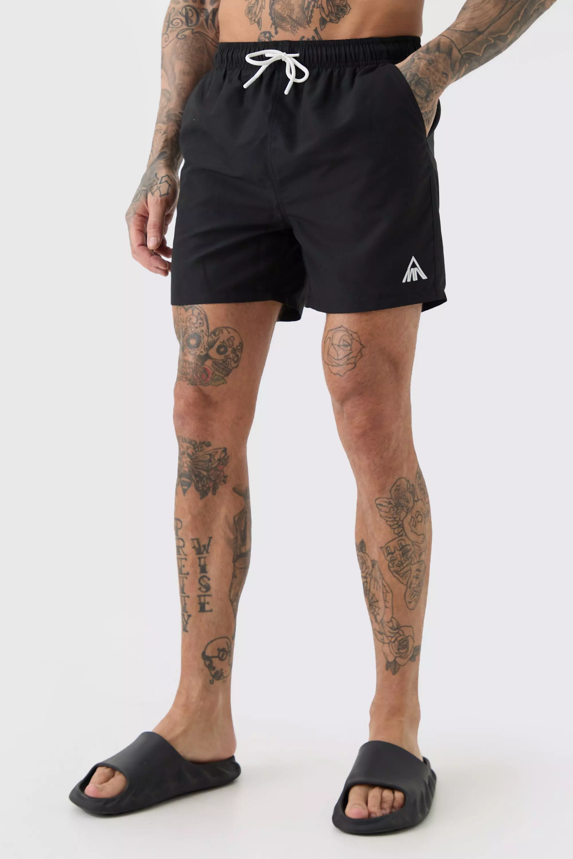 Tall Man Short Swim Short Black