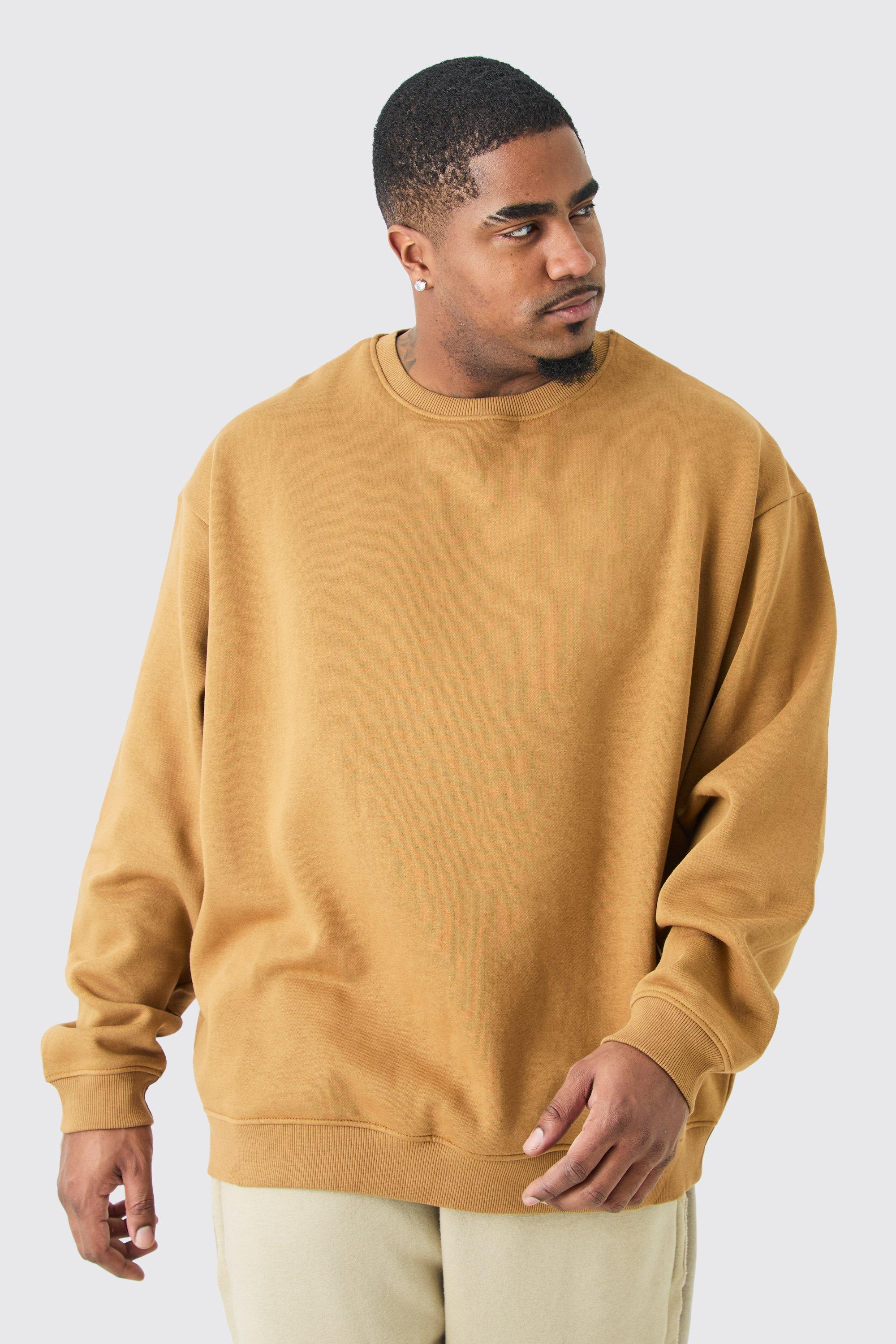 Buy online Mens Plain Sweatshirt from top wear for Men by Fitkin