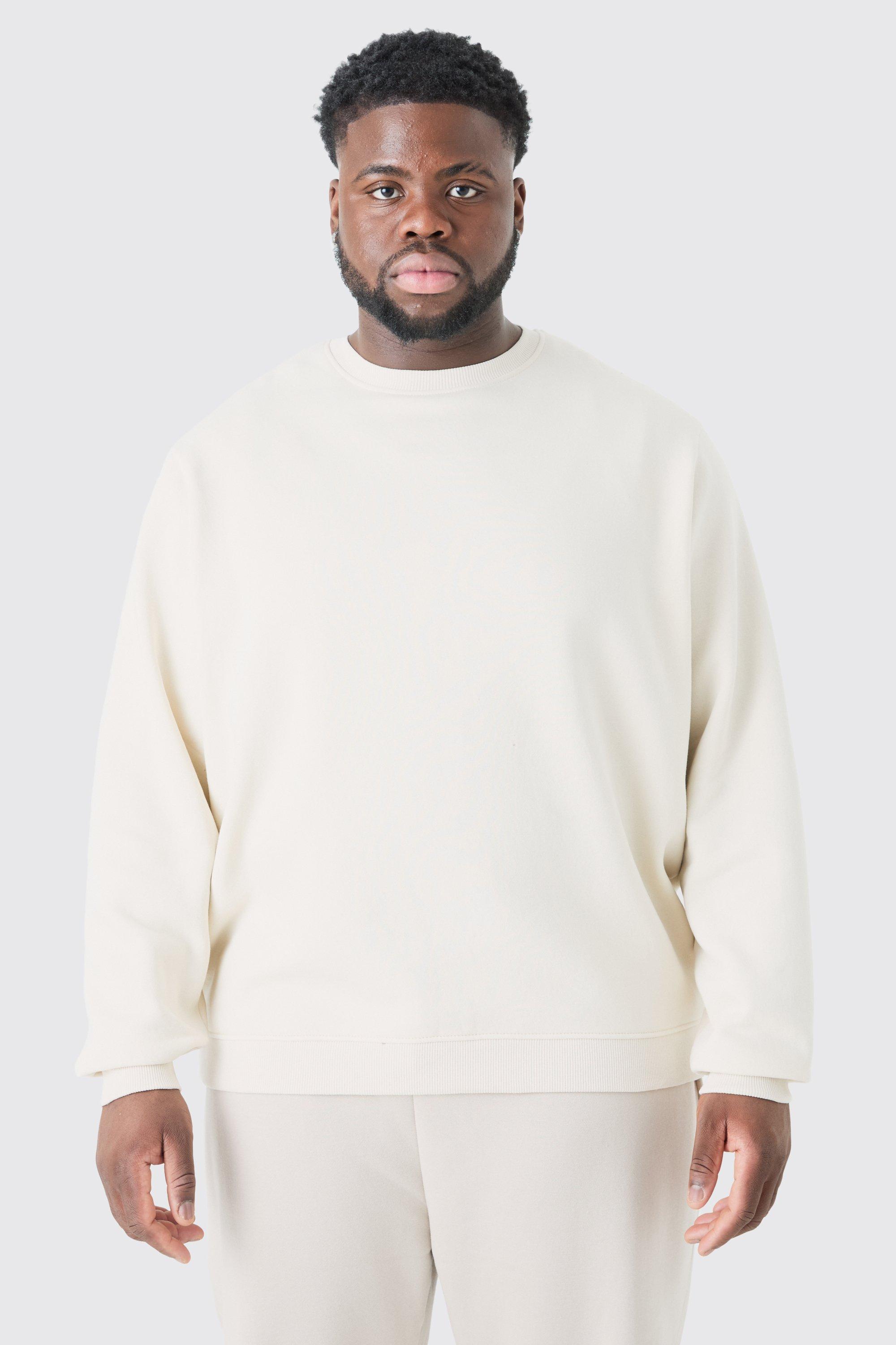 Basic Oversized Crew Neck Sweatshirt