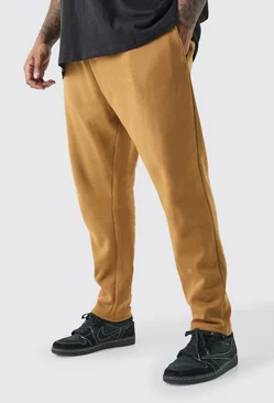 Plus Tapered Basic Jogger tobacco