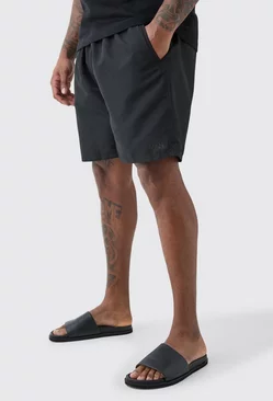 Black Plus Original Man Mid Length Swim Short