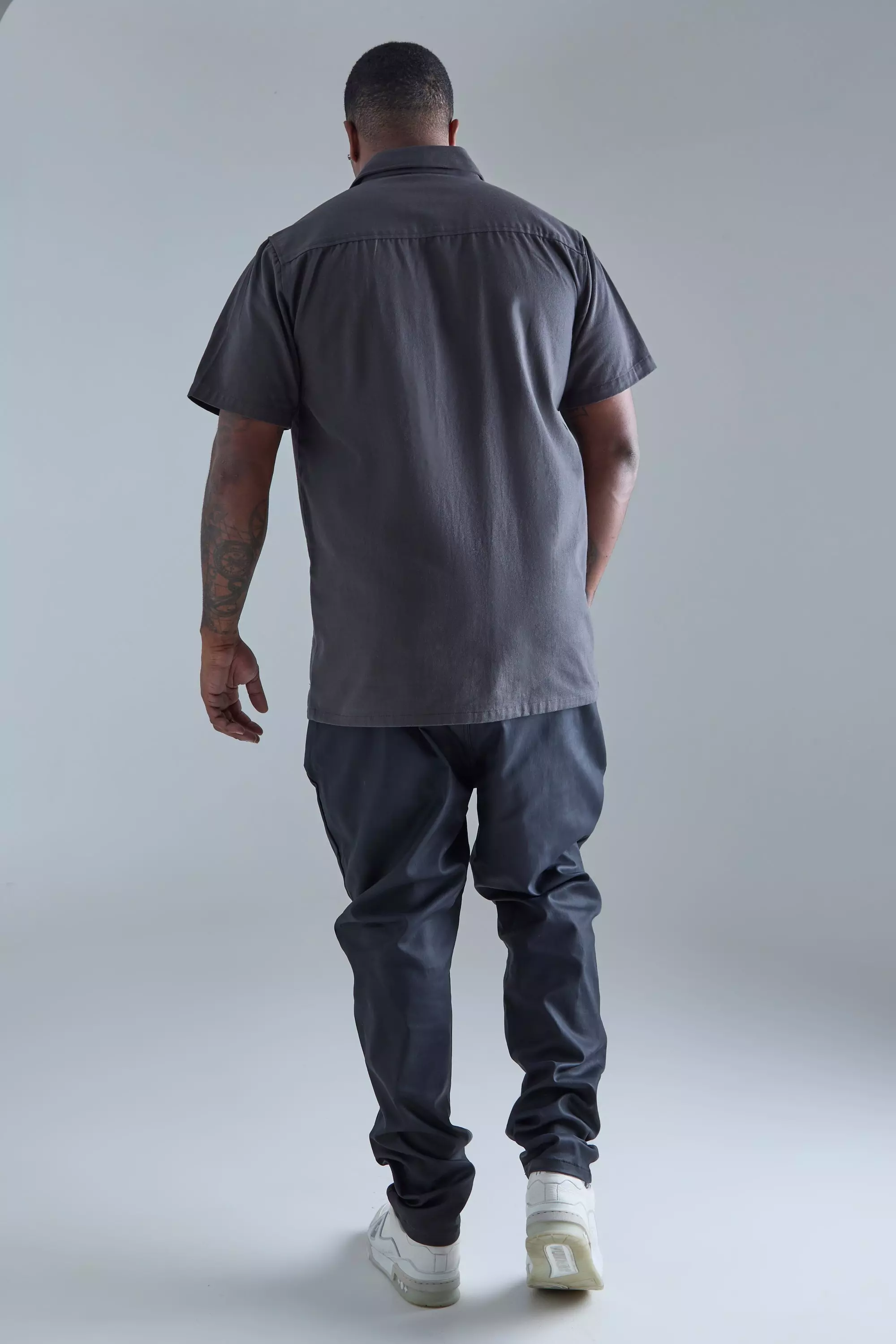 Grande taille - Pantalon skinny en twill, Black autre image