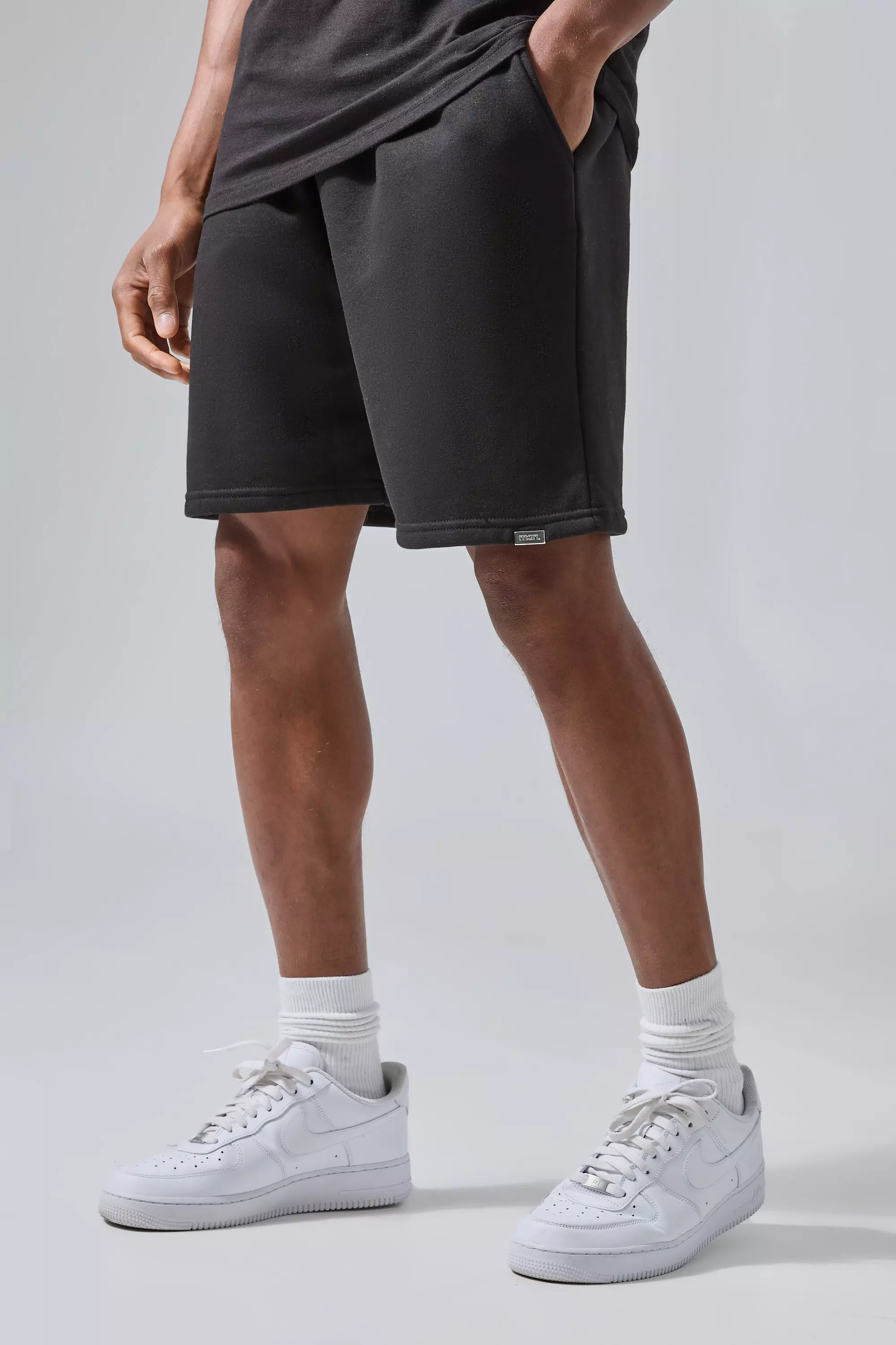 Black Man Active Rest Day Oversized 5inch Short