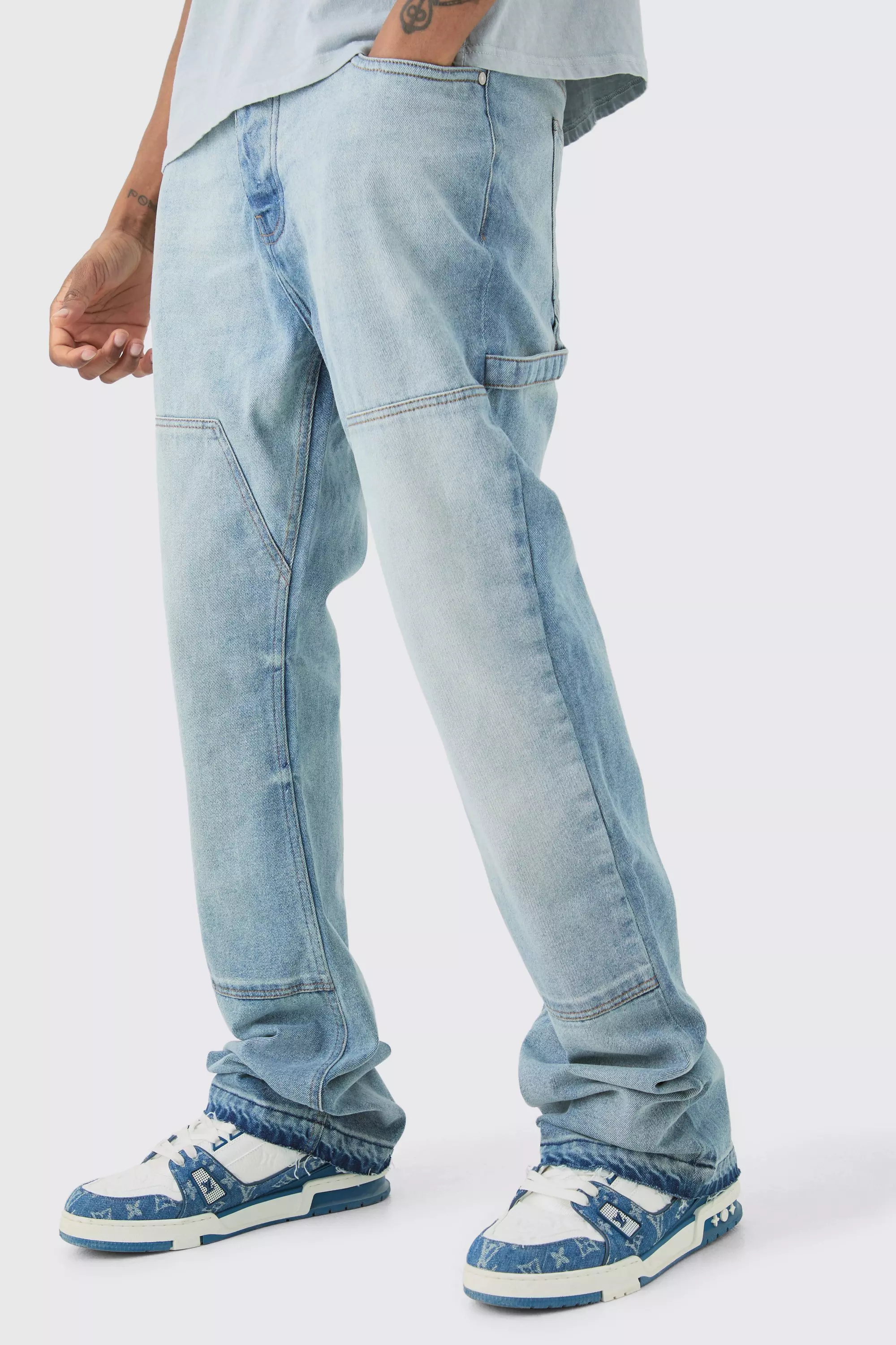 Tall - Jean charpentier slim, Antique blue autre image