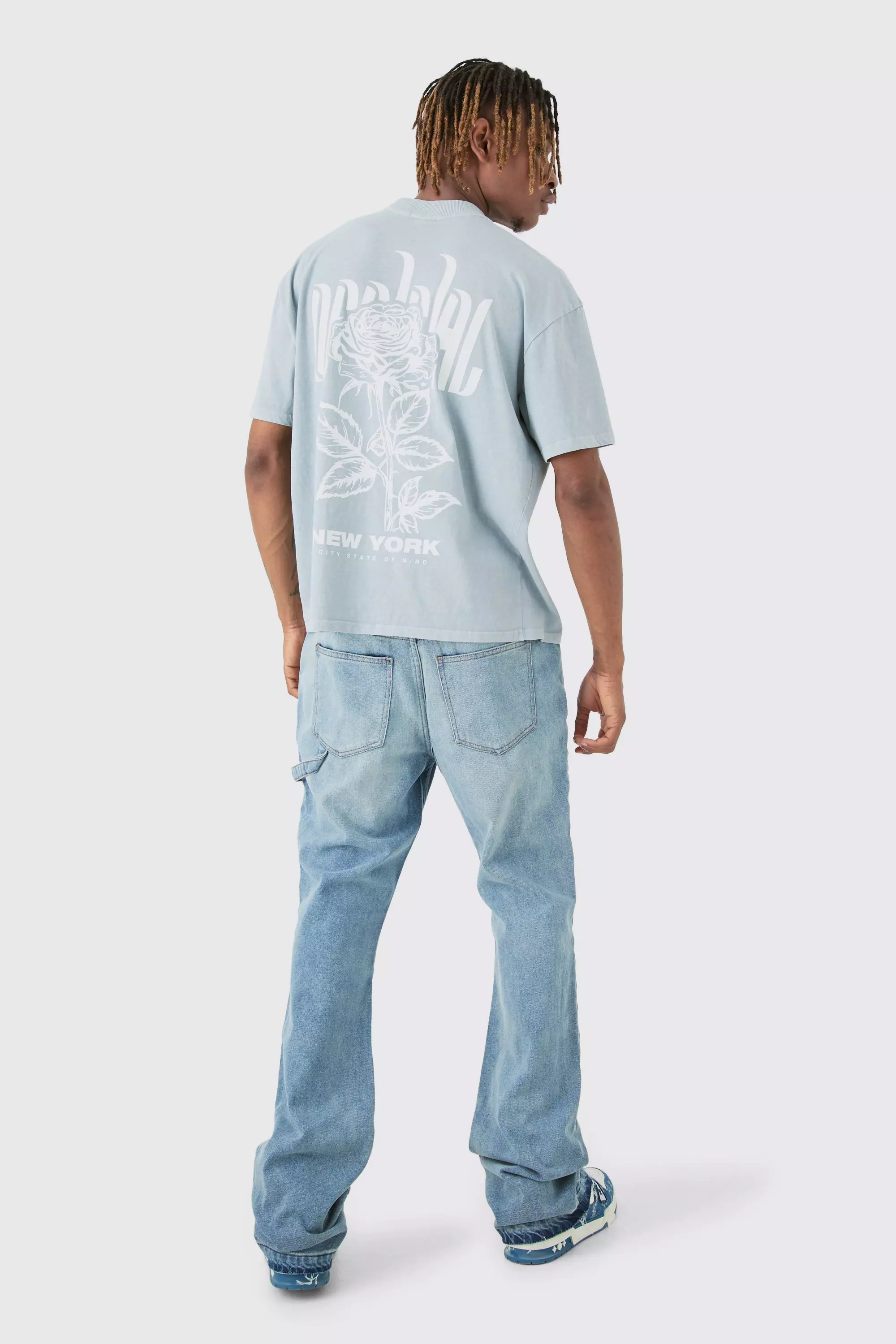 Tall - Jean charpentier slim, Antique blue autre image