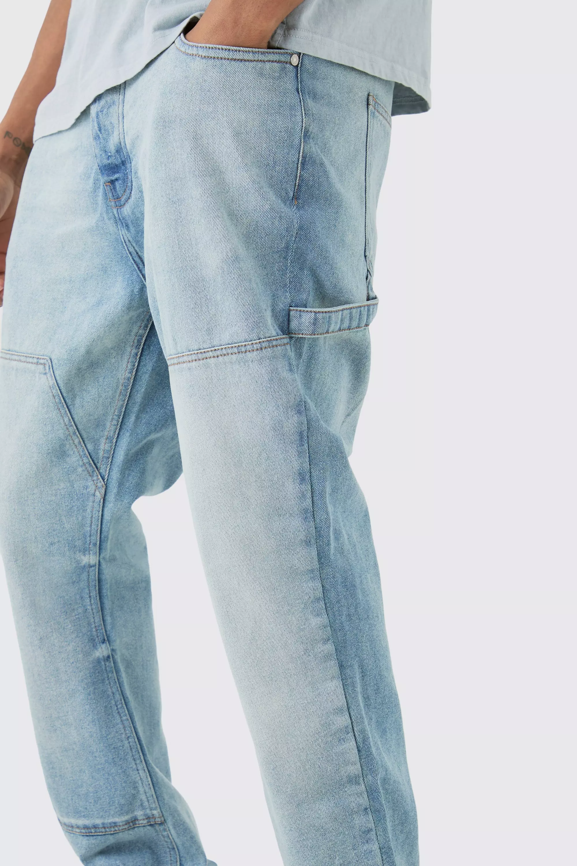 Tall - Jean charpentier slim, Antique blue autre image