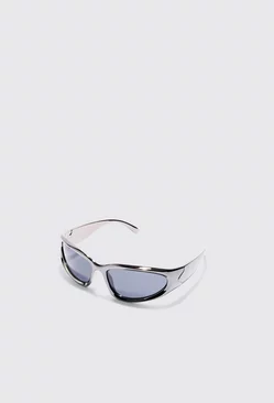 Retro Sunglasses In Grey Grey