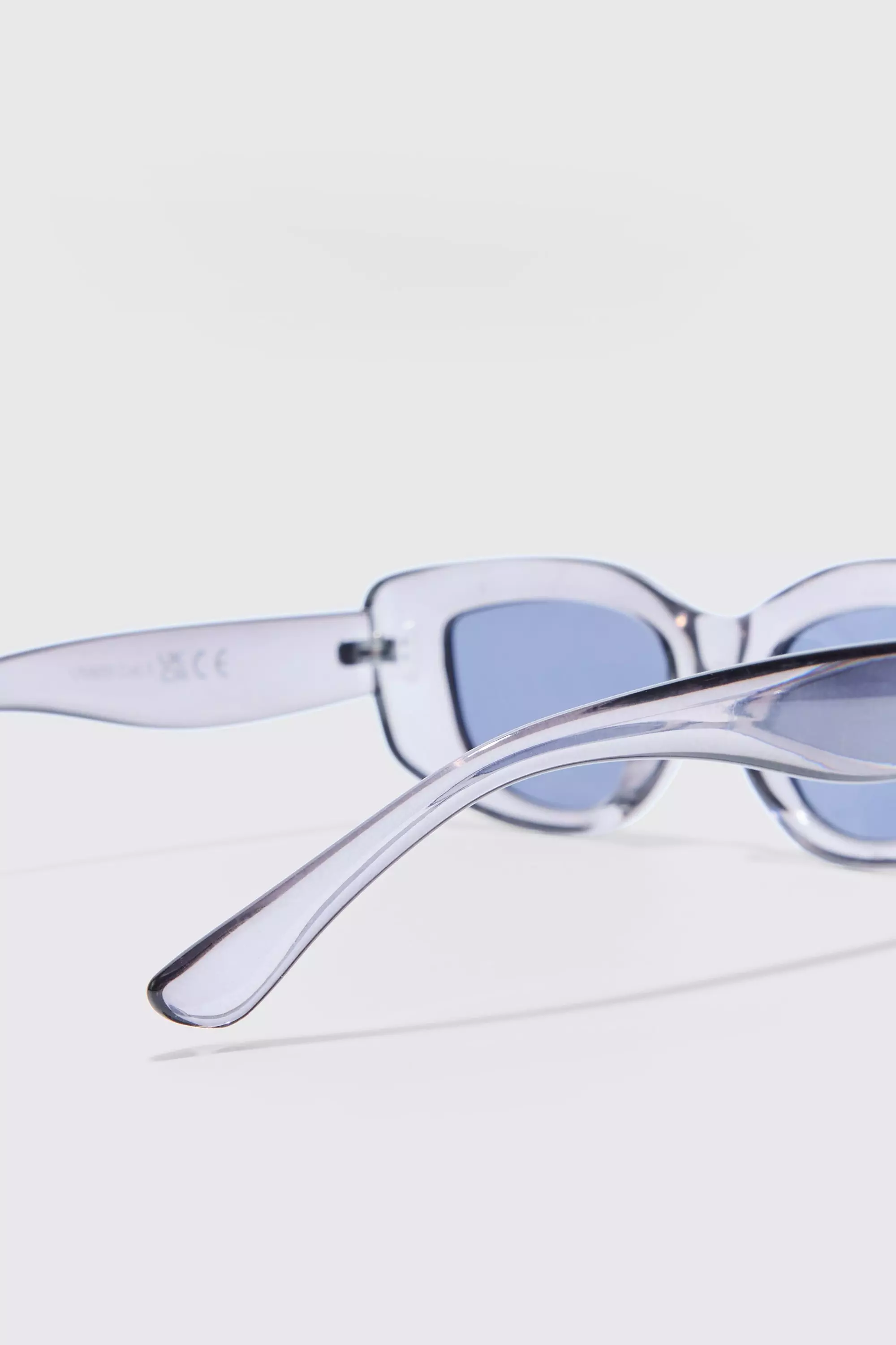 Lunettes de soleil rétro grises, Grey autre image