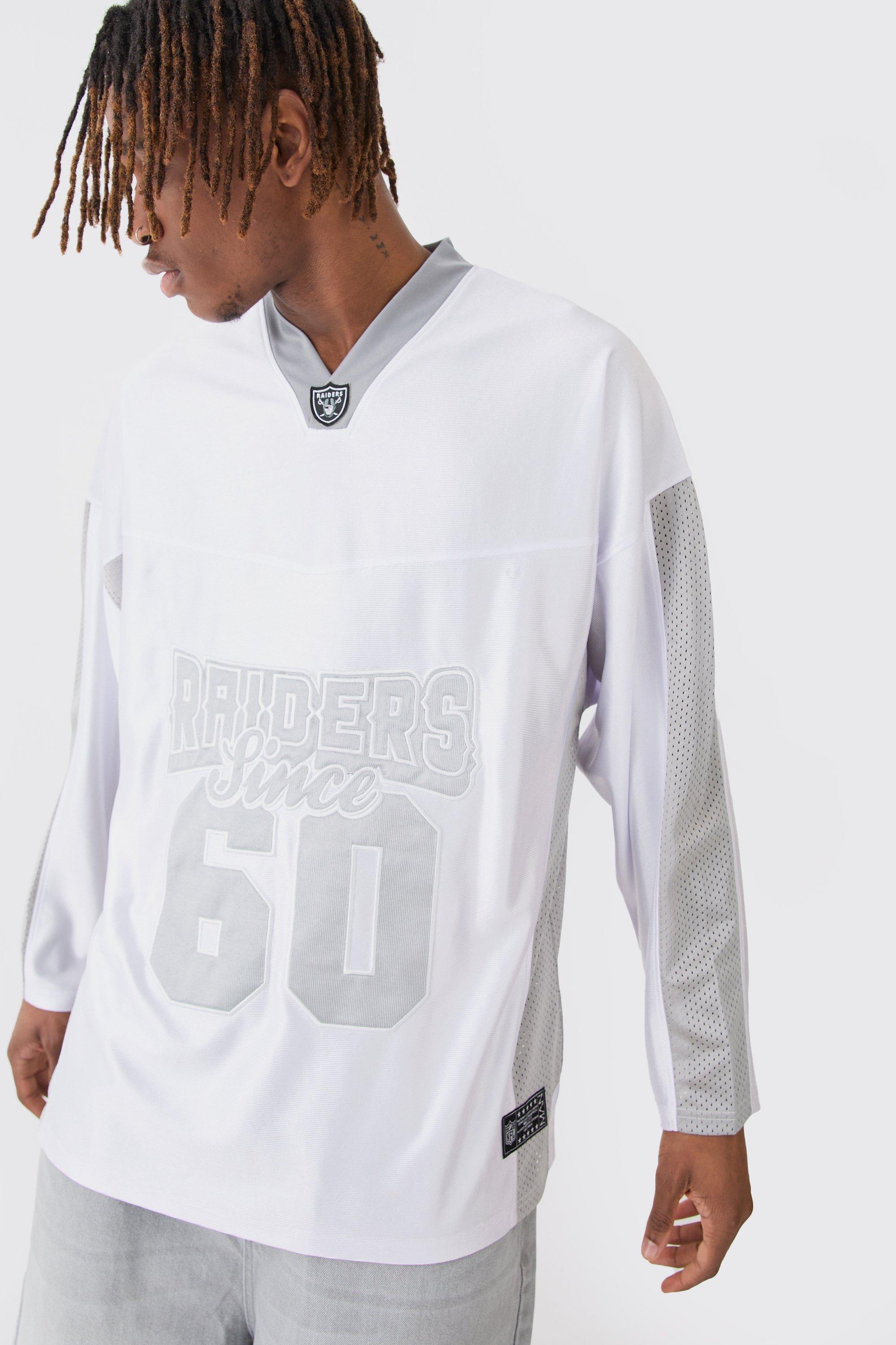 Oakland raiders long sleeve on sale jersey