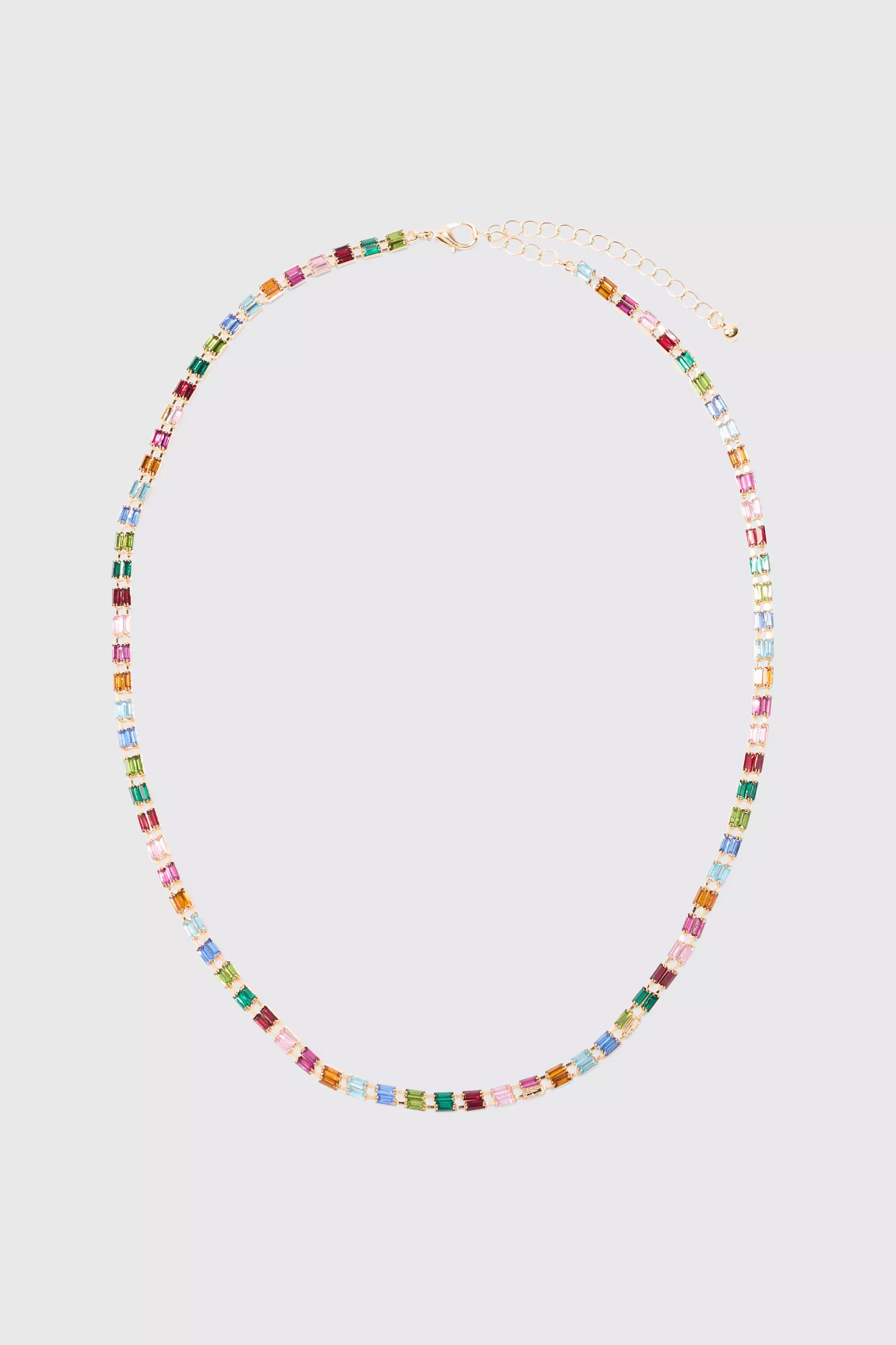Collier strassé à pierres fantaisie, Multi autre image
