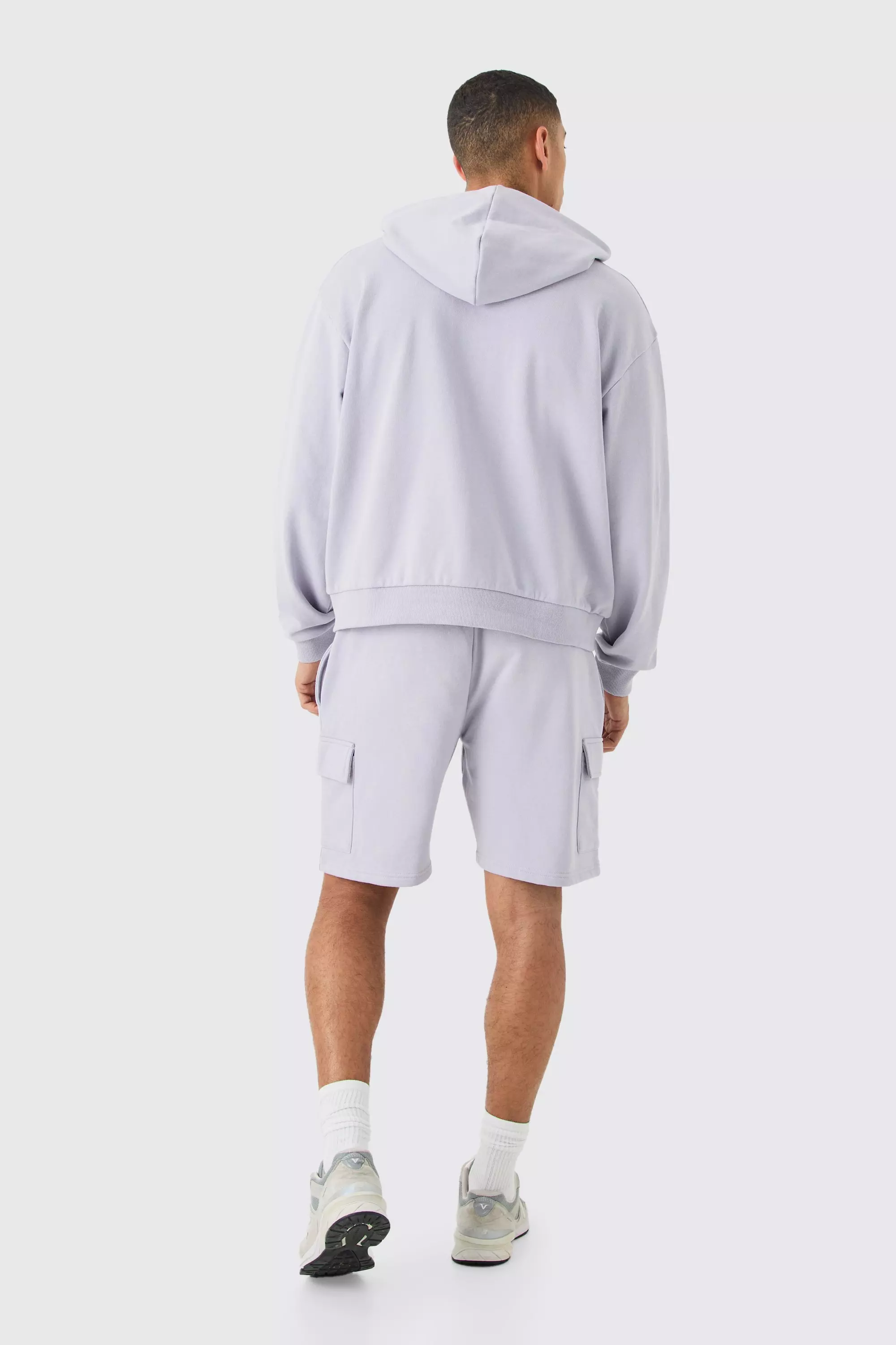 【boohoo】★Oversized Boxy Heavyweight Zip Through Hoodie★ Oversized Boxy Heavyweight Zip Through Hoodie | boohooMAN USA