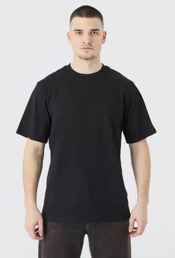 Black Tall Basic Crew Neck T-shirt