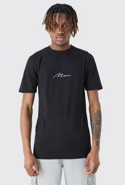 Black Tall Man Signature Muscle Fit T-shirt