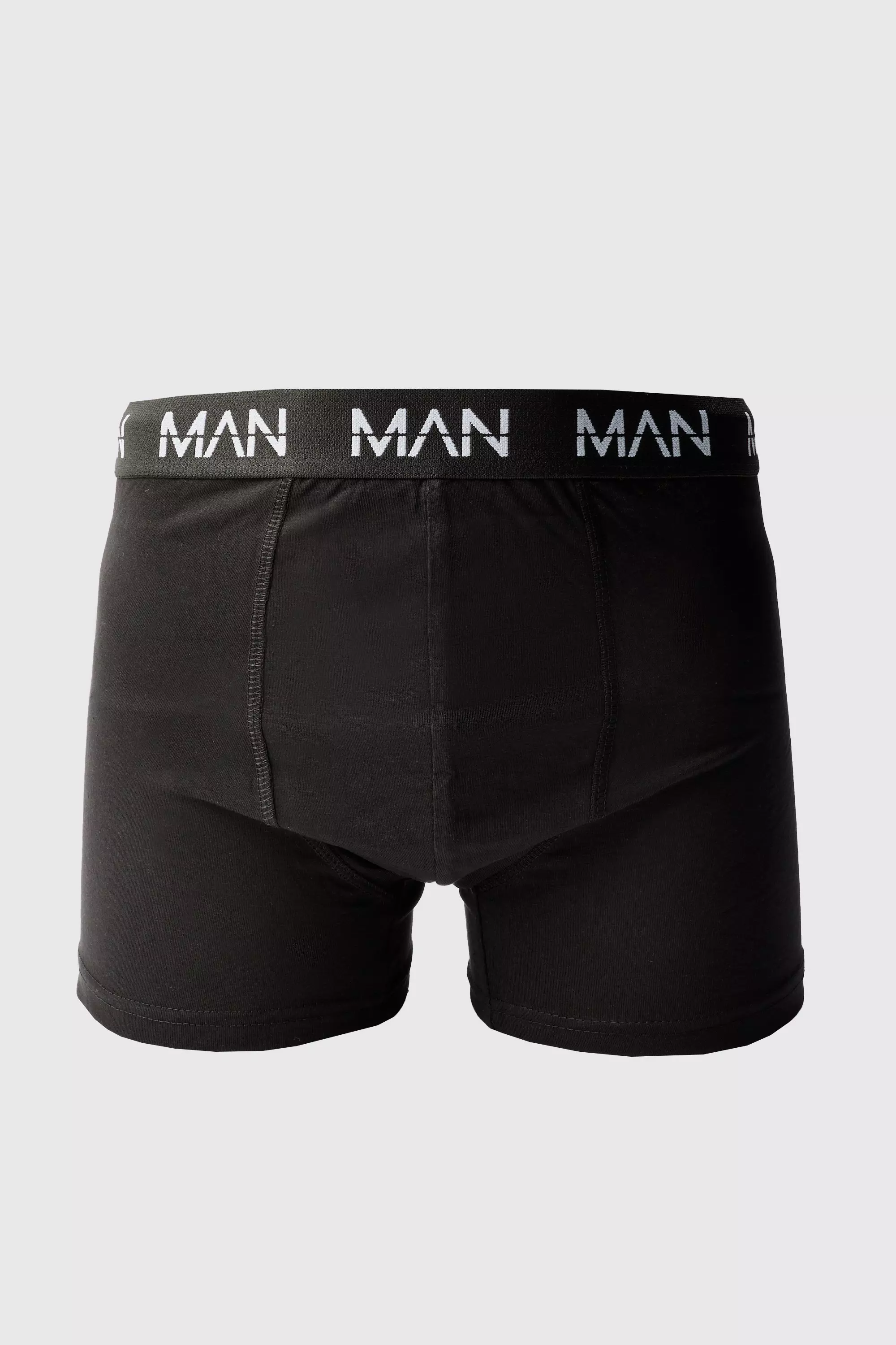 Black 5 Pack Man Dash Repeat Classic Trunks alternative image