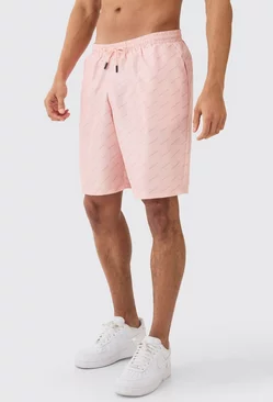 Pink Long Length Limited Edition Swim Short