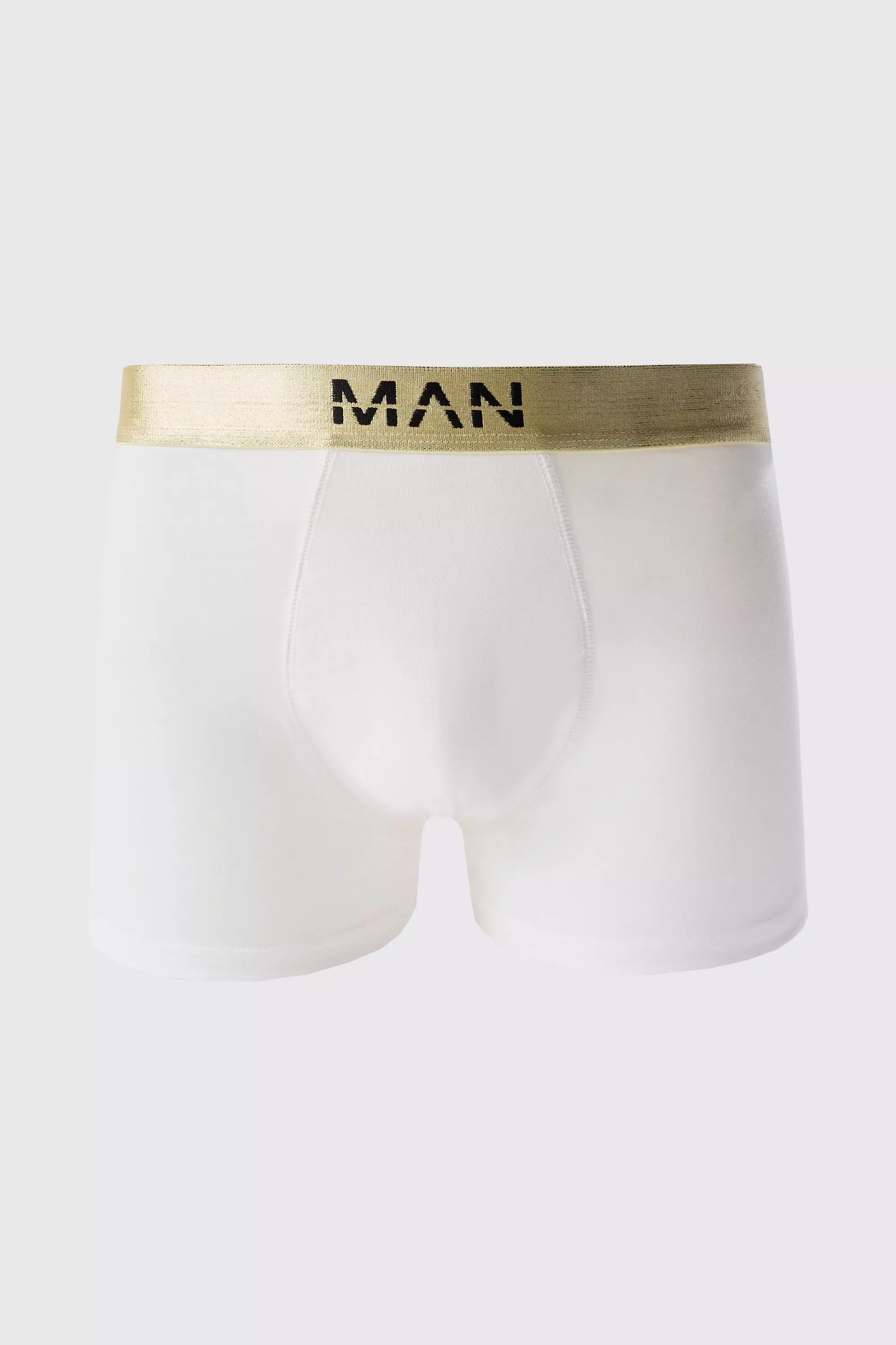 Multi 3 Pack Man Dash Gold Waistband Boxers In Multi