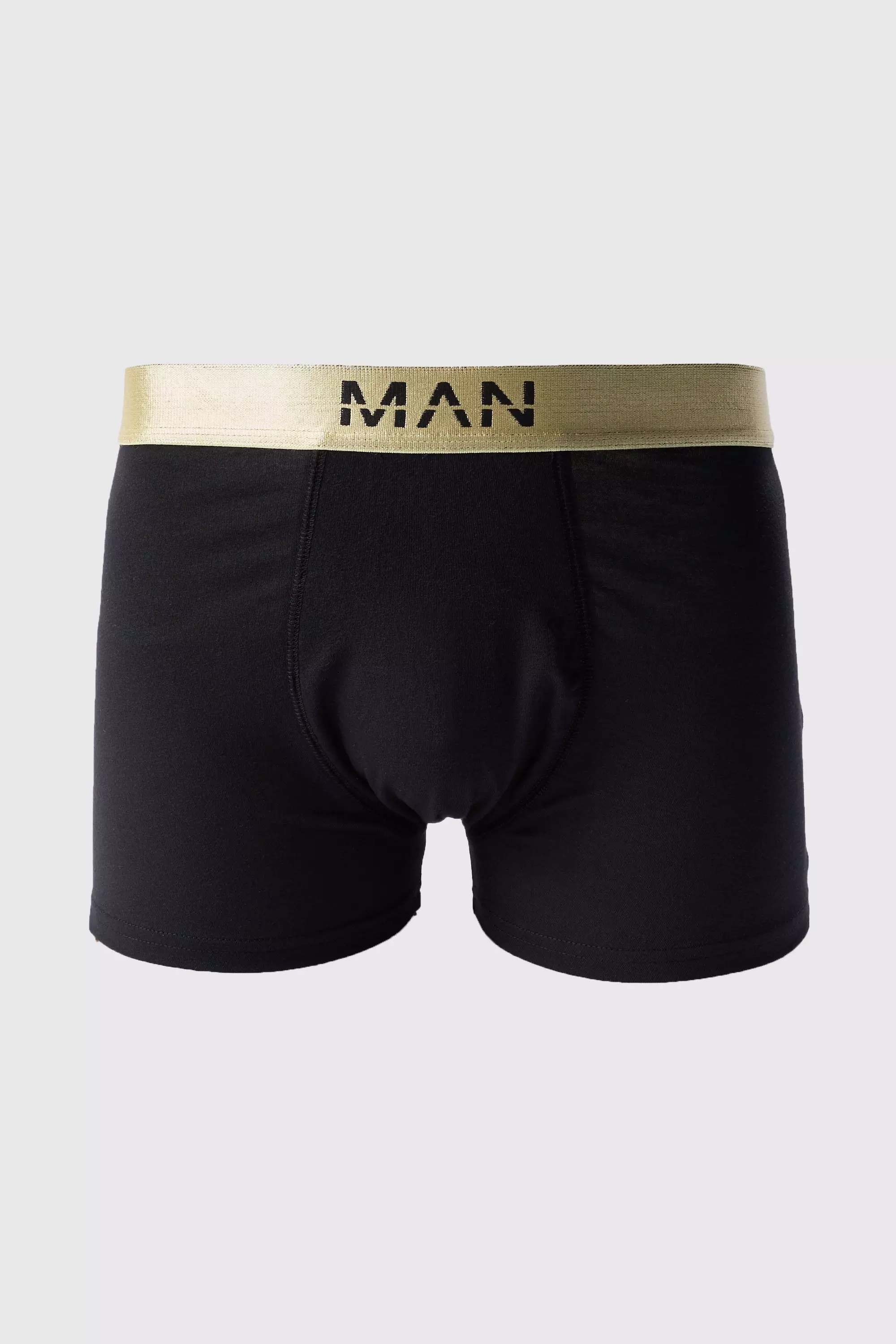 5 Pack Man Dash Gold Waistband Boxers In Multi