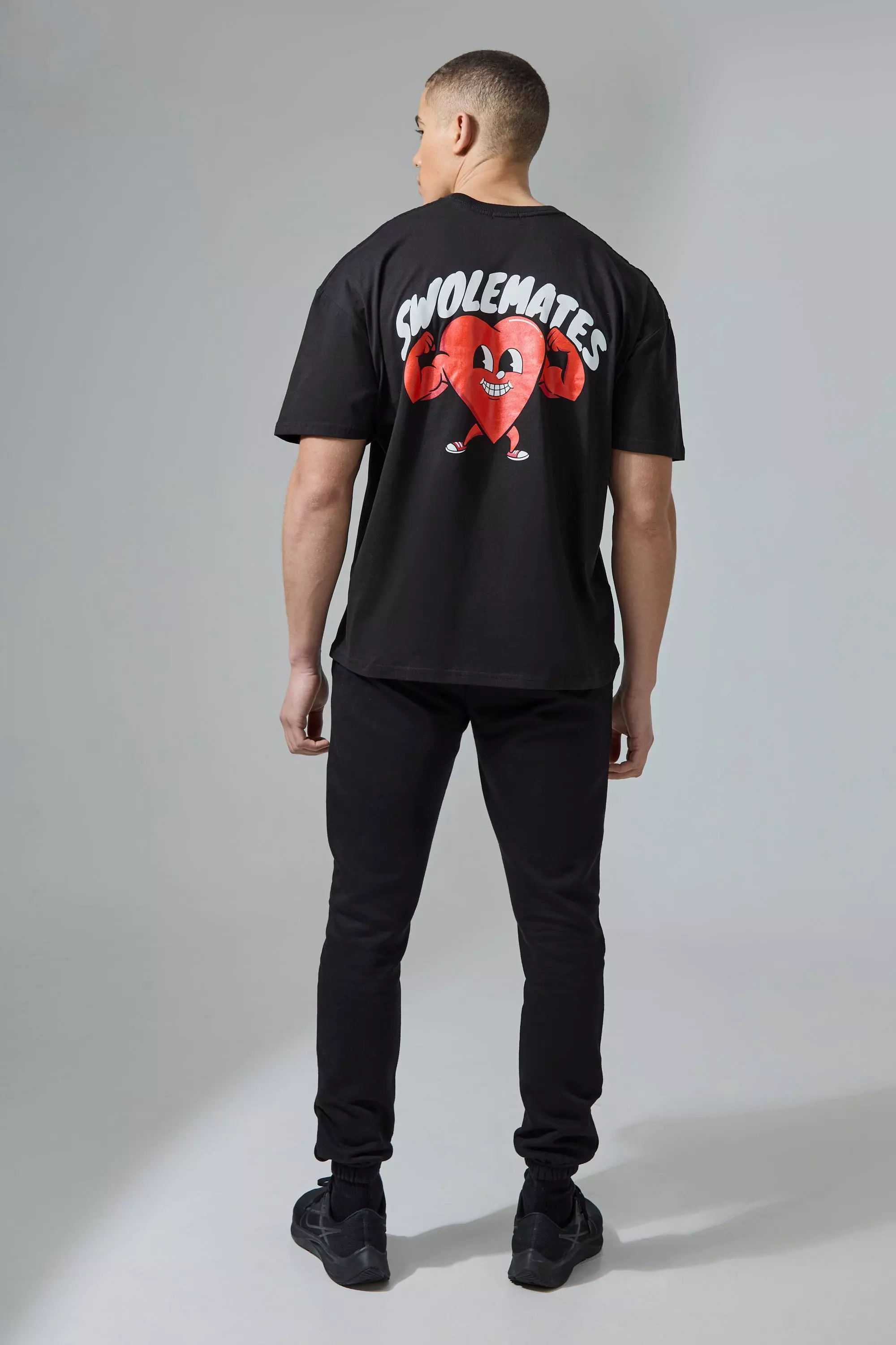 Black Man Active Oversized Swolemates T-shirt alternative image