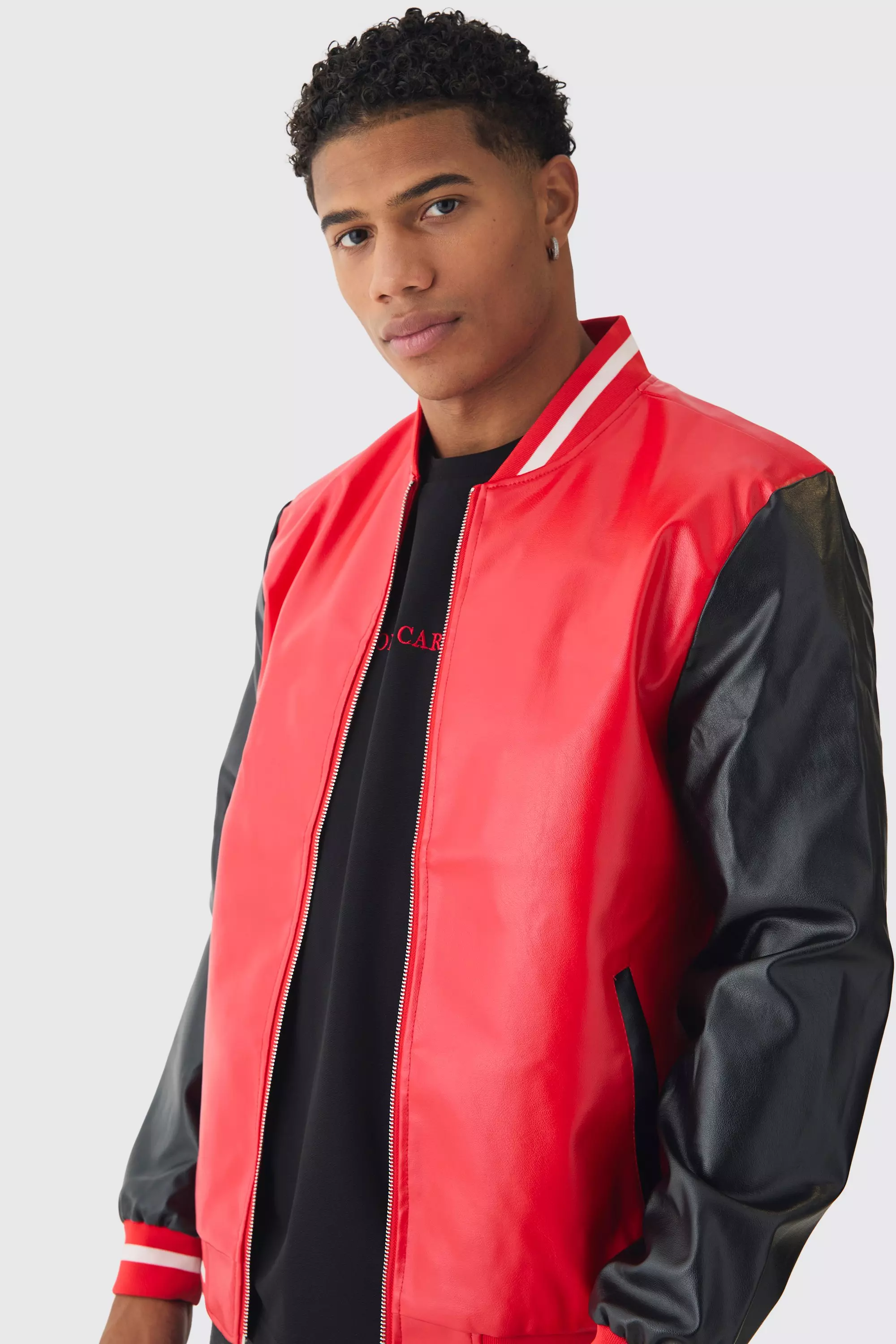 Plain red windbreaker hot sale