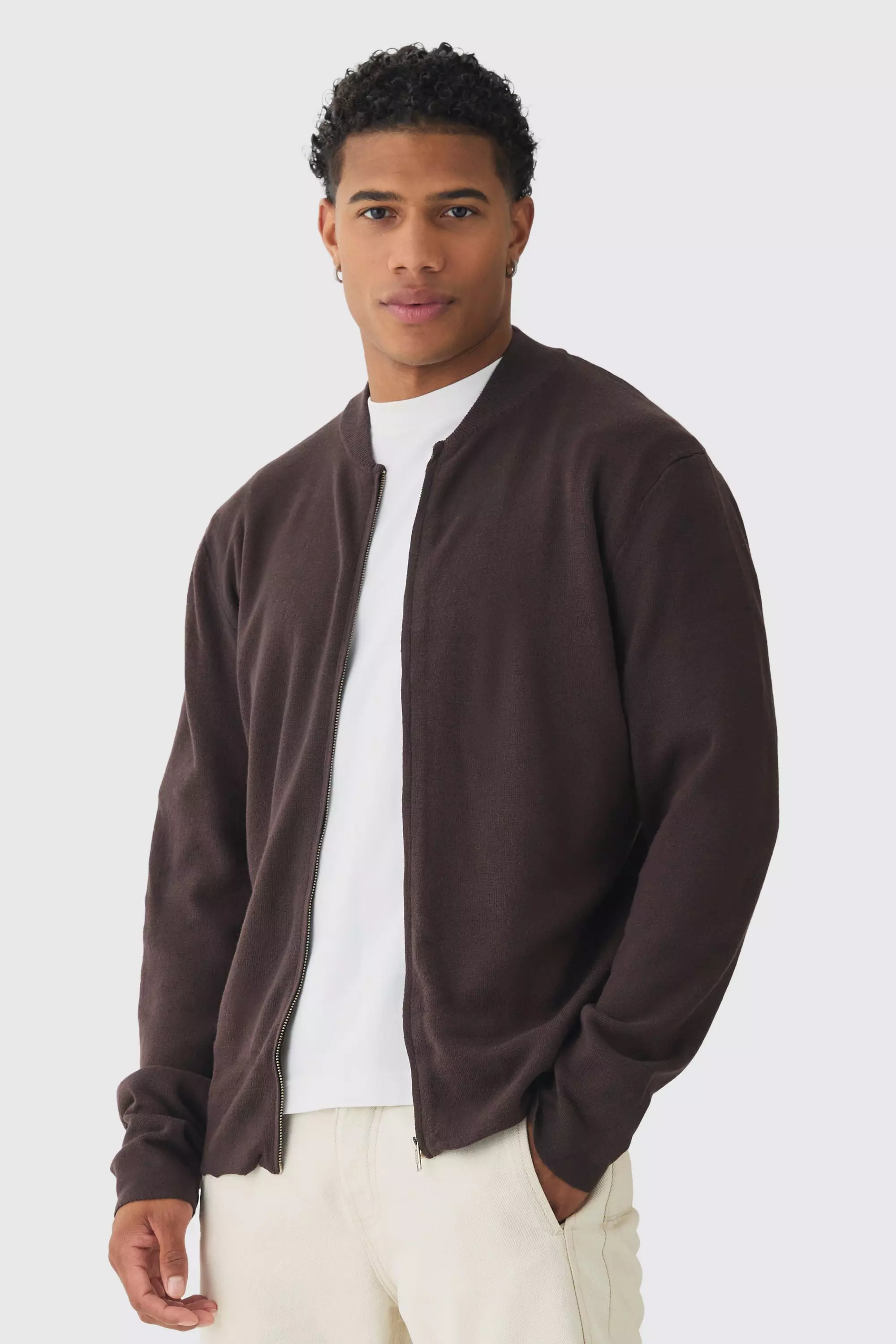 Strick-Bomberjacke, Chocolate alternatives Bild