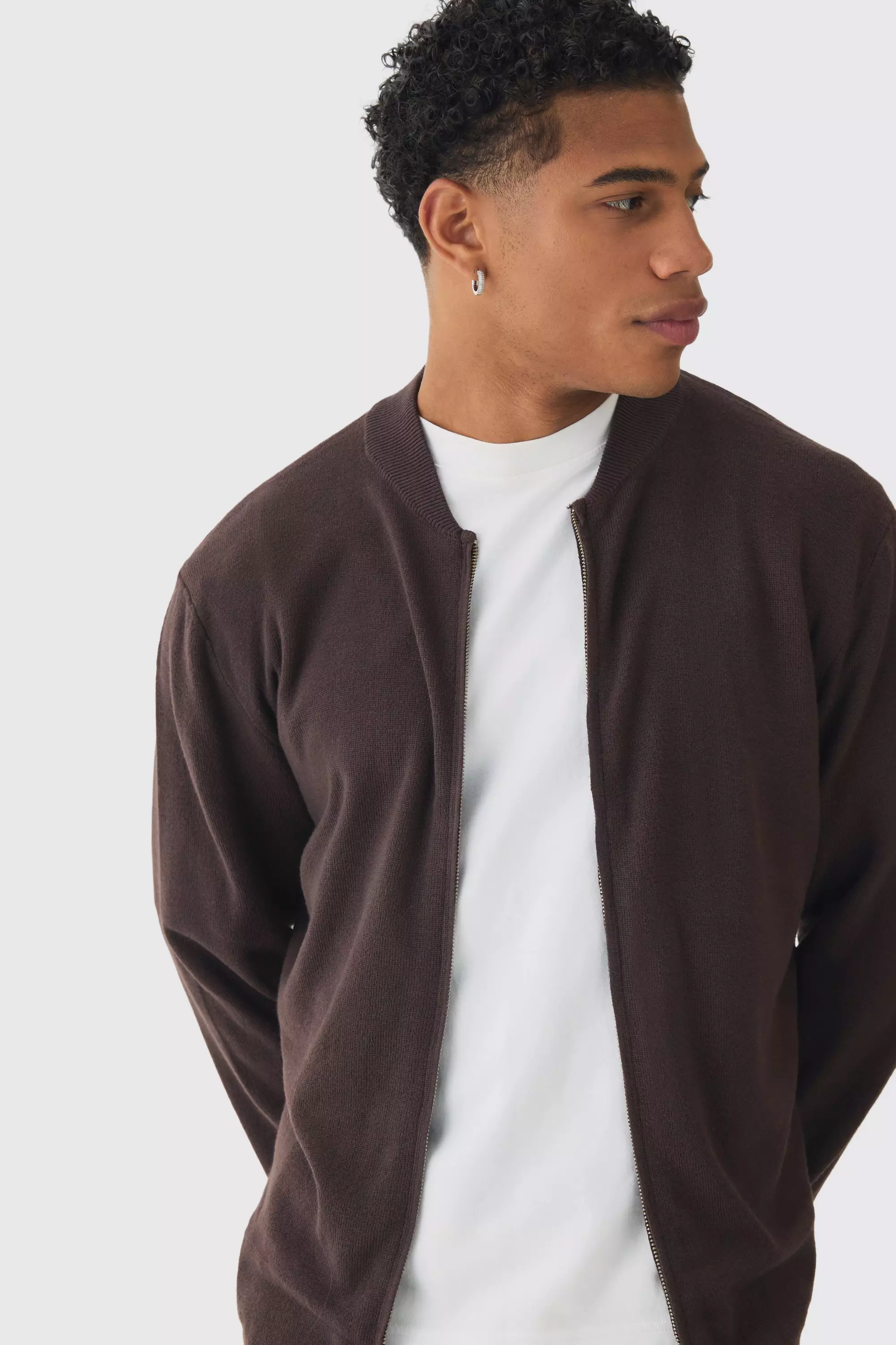 Strick-Bomberjacke, Chocolate alternatives Bild