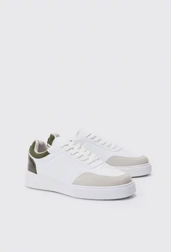 Chunky Sole Trainer In White White