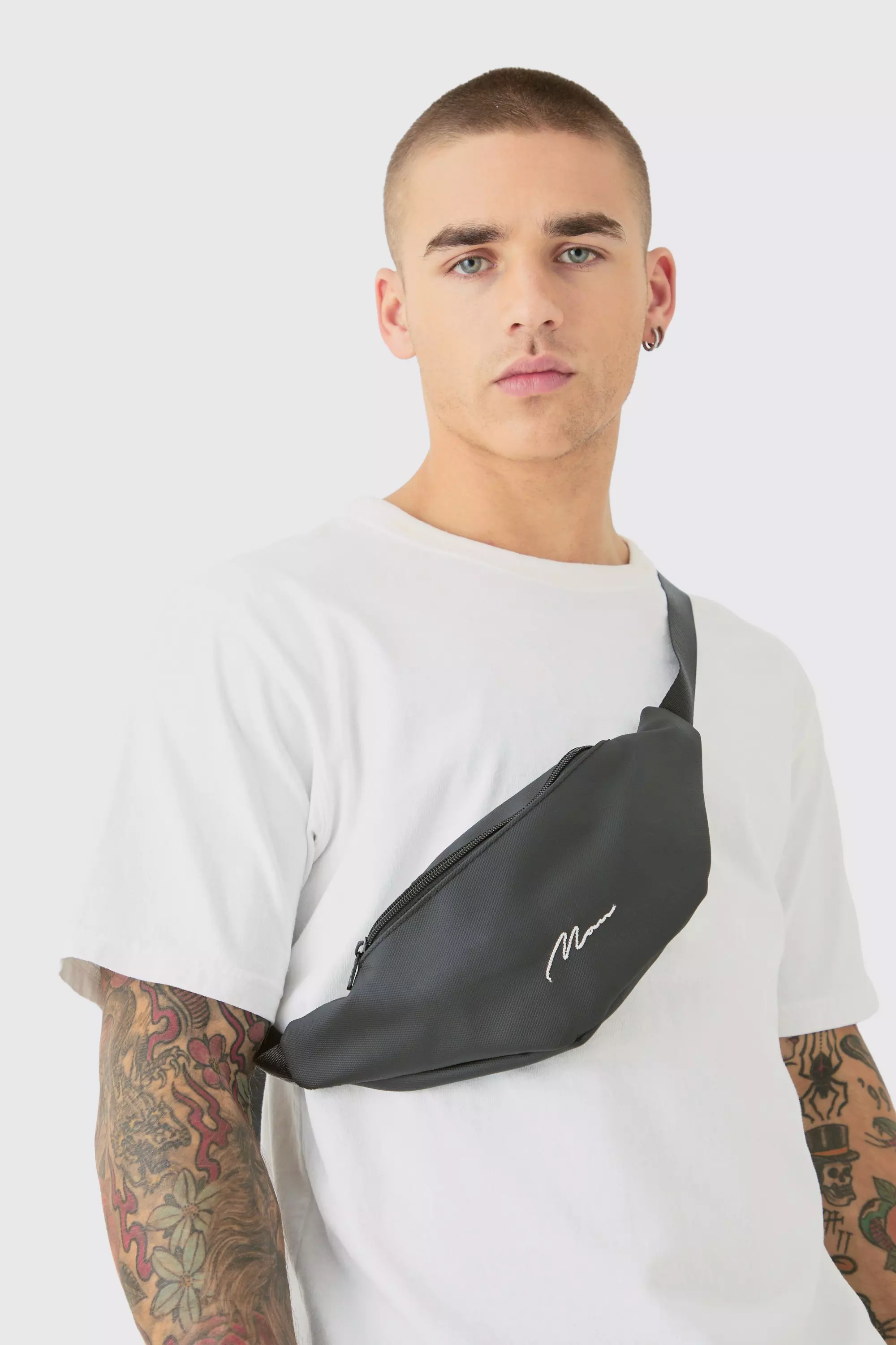 Sac à bandoulière basique - MAN, Black autre image