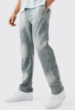 Oversized Sun Bleached 13 Gusset Jogger Charcoal