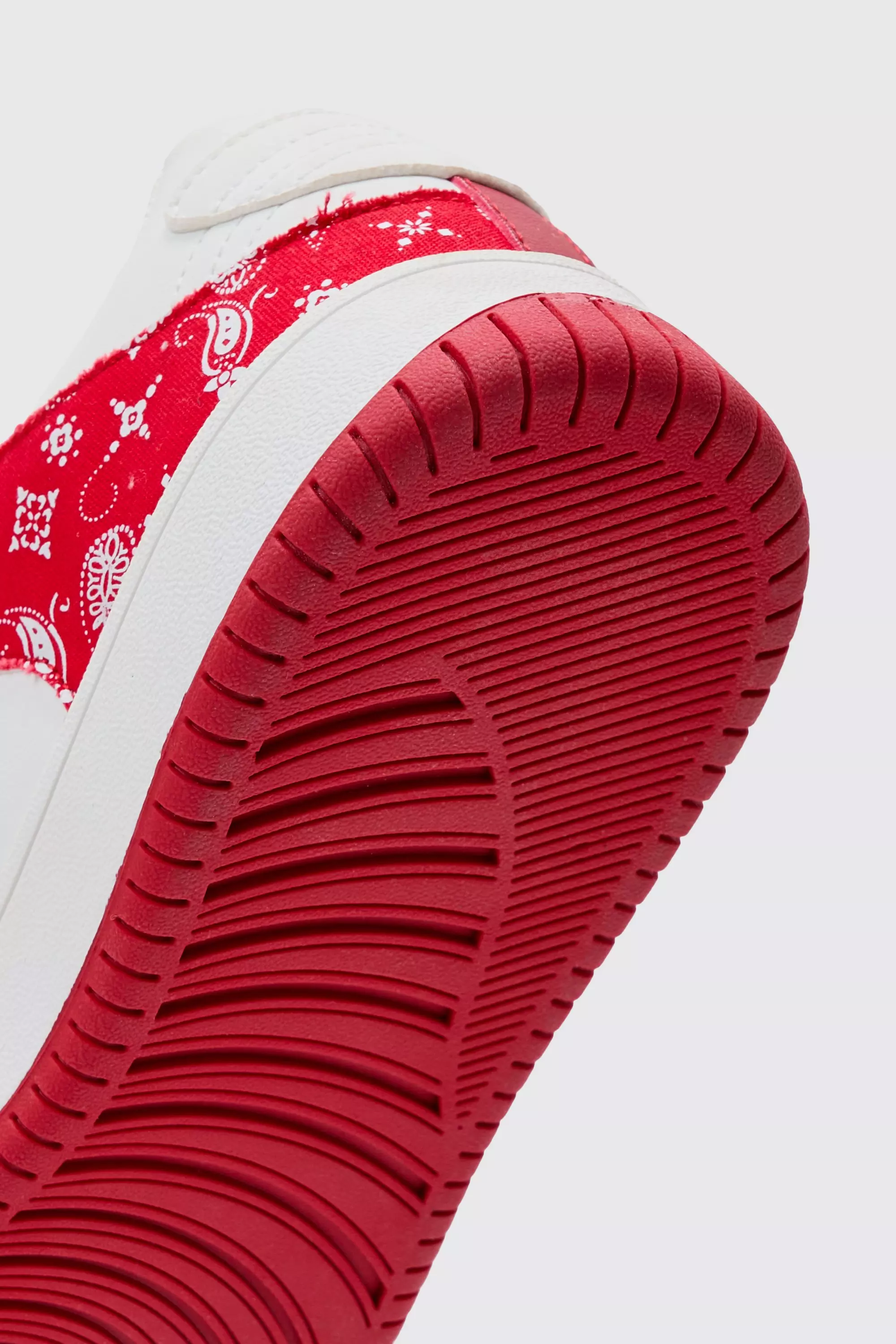 Limited Edition Bandana Print Chunky Trainer In Red alternative image