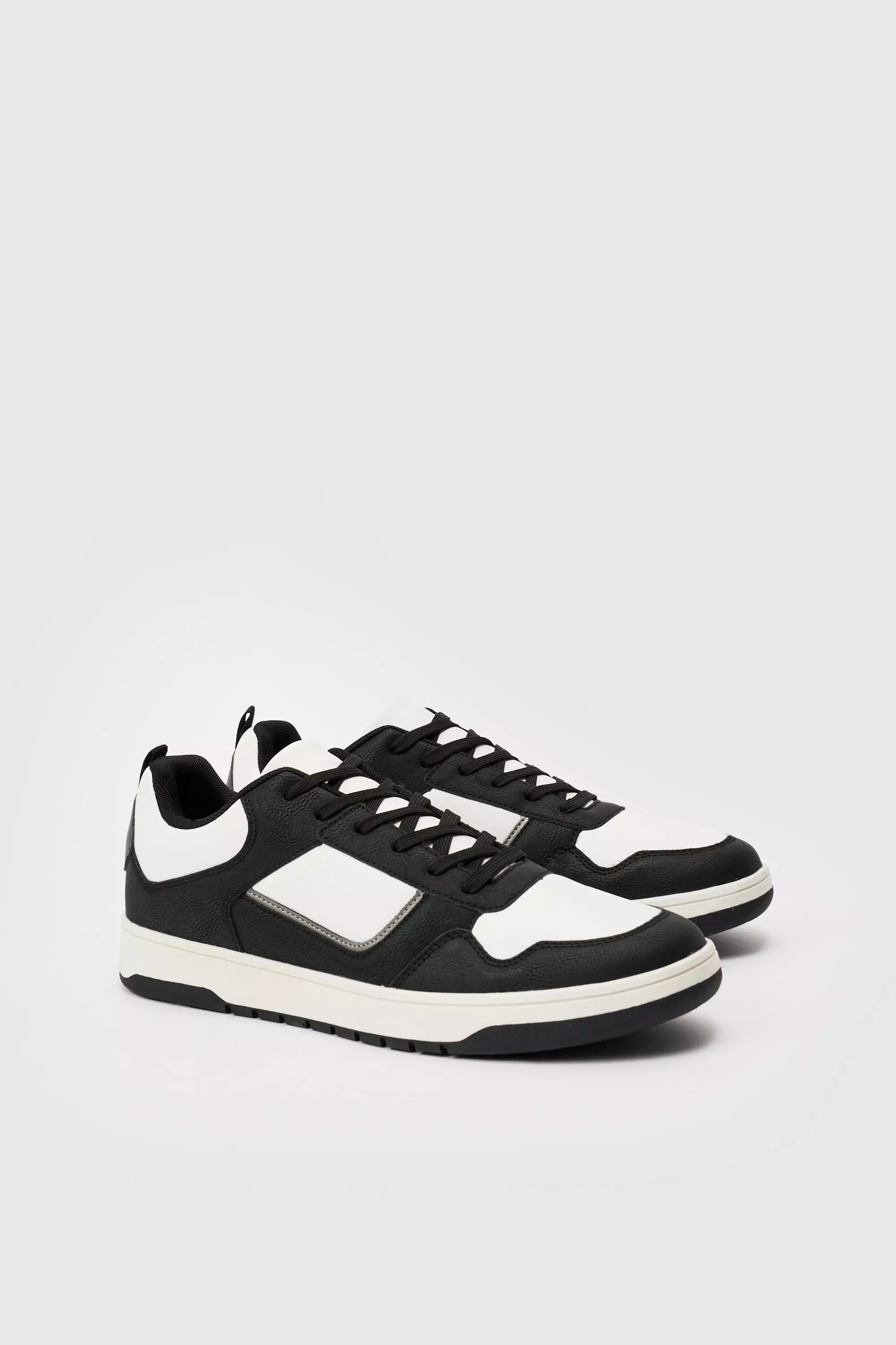 Boohooman chunky trainers in black deals
