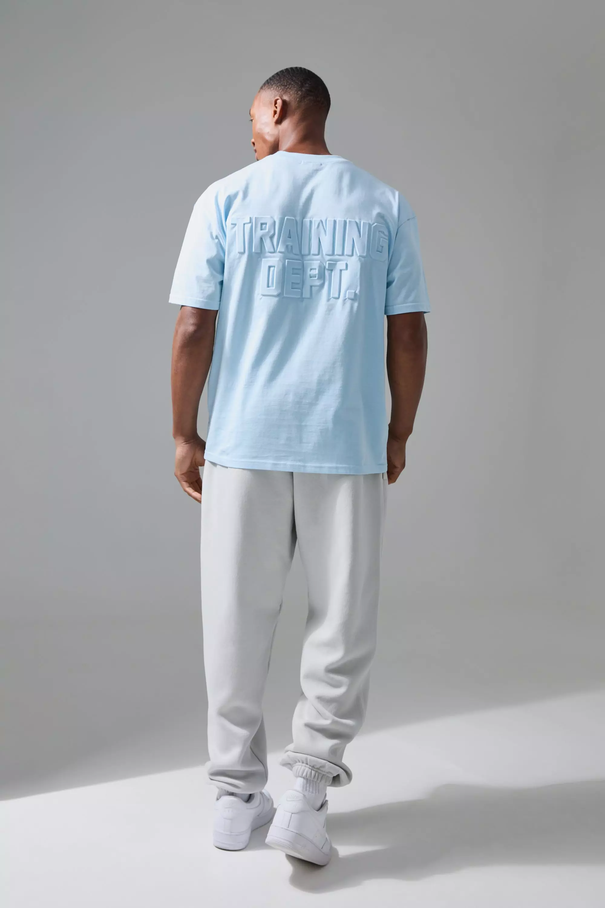 Blue Man Active Training Dept Oversized Embossed T-shirt alternative image