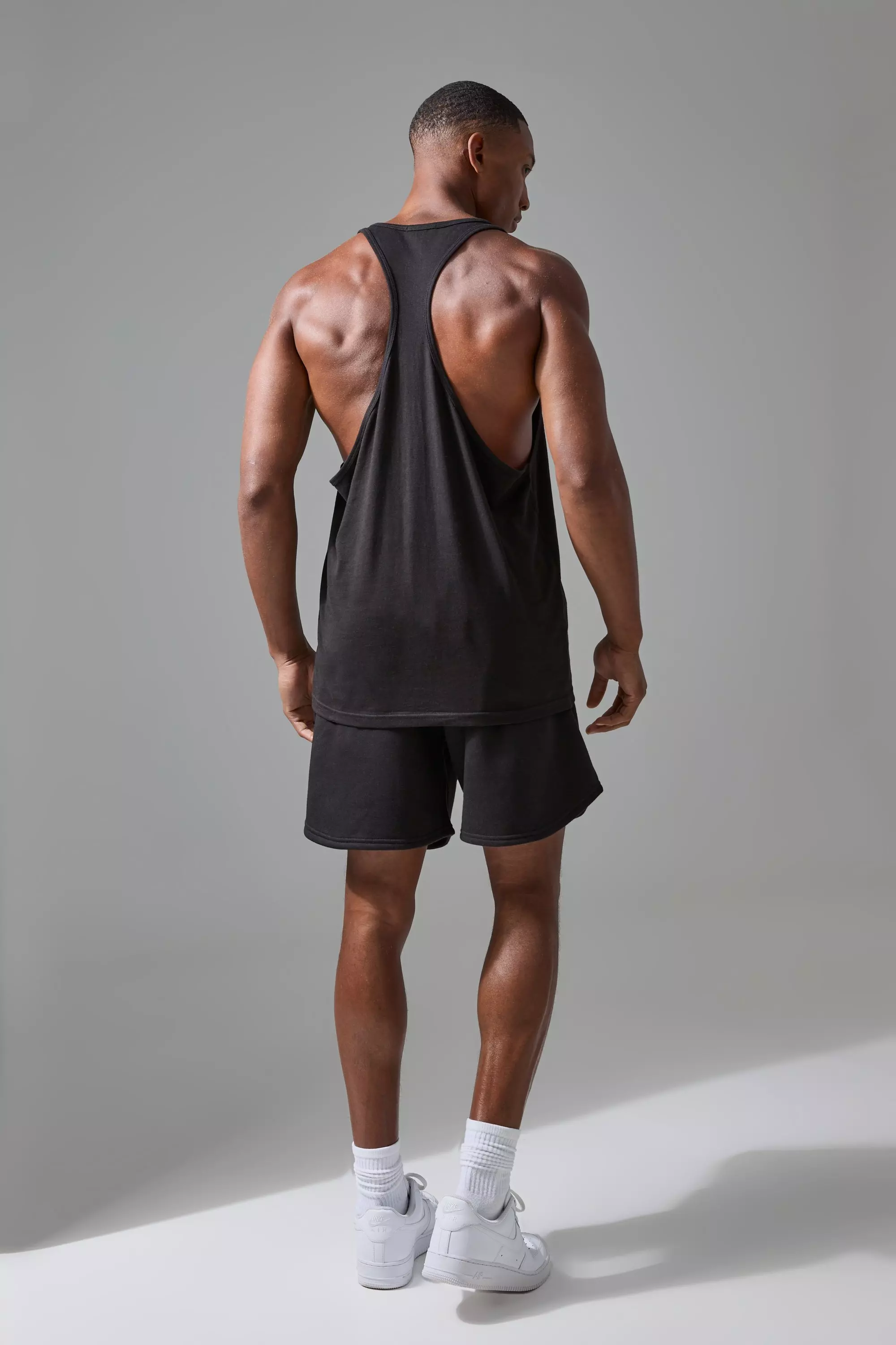 Black Man Active Jersey Training Dept Hemd alternatieve afbeelding