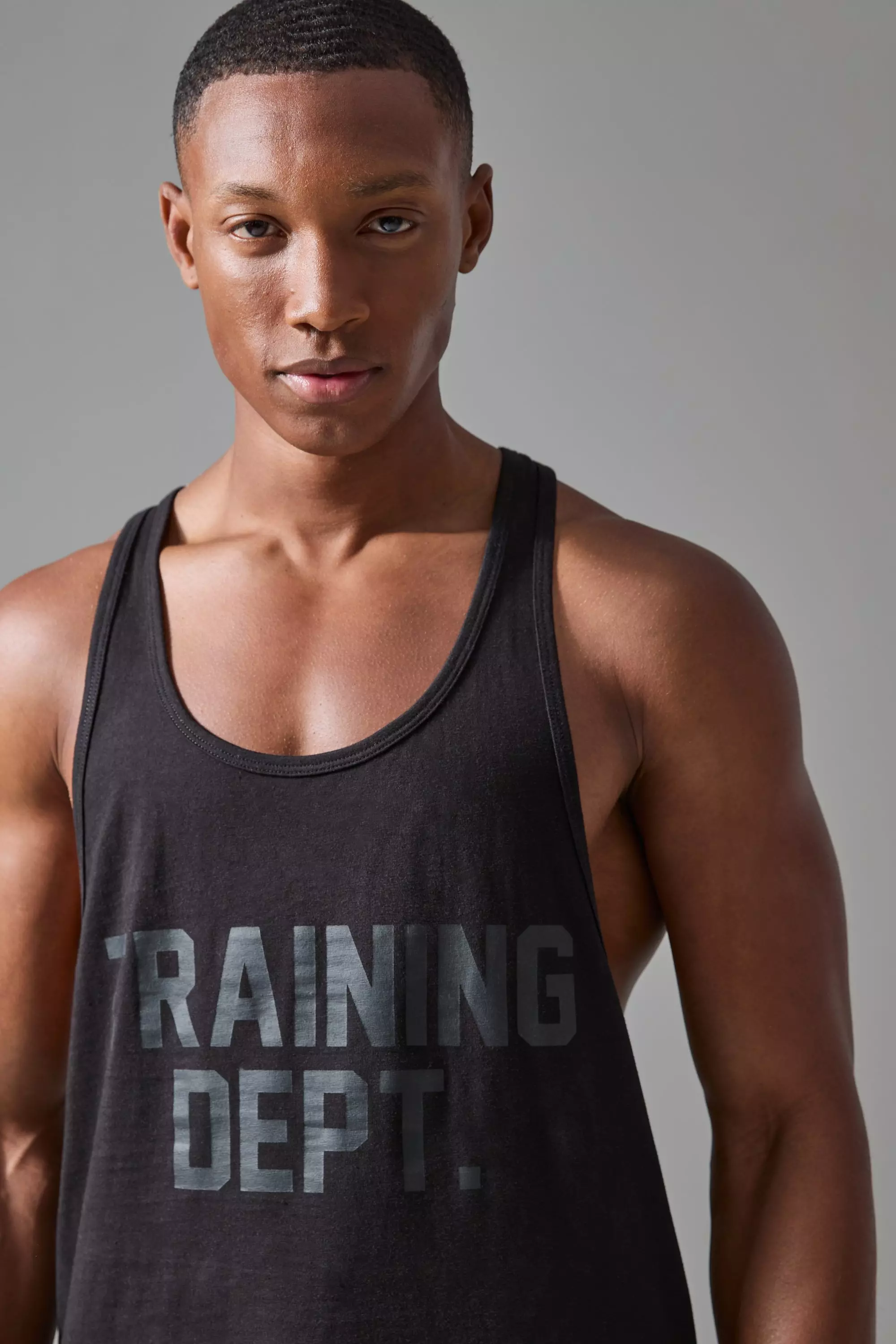 Black Man Active Jersey Training Dept Hemd alternatieve afbeelding