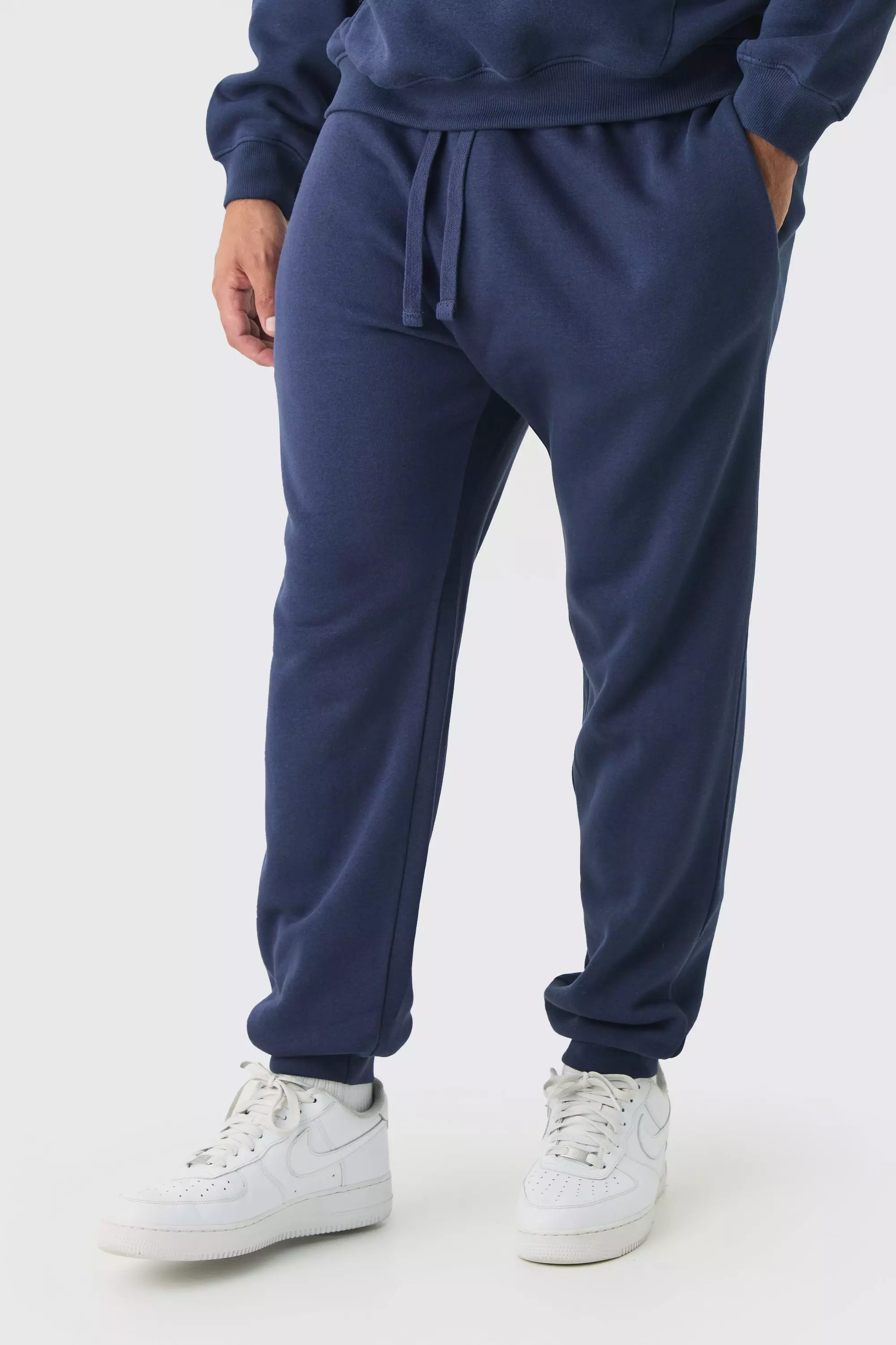 Plus Basic Sweatpants In Navy Navy