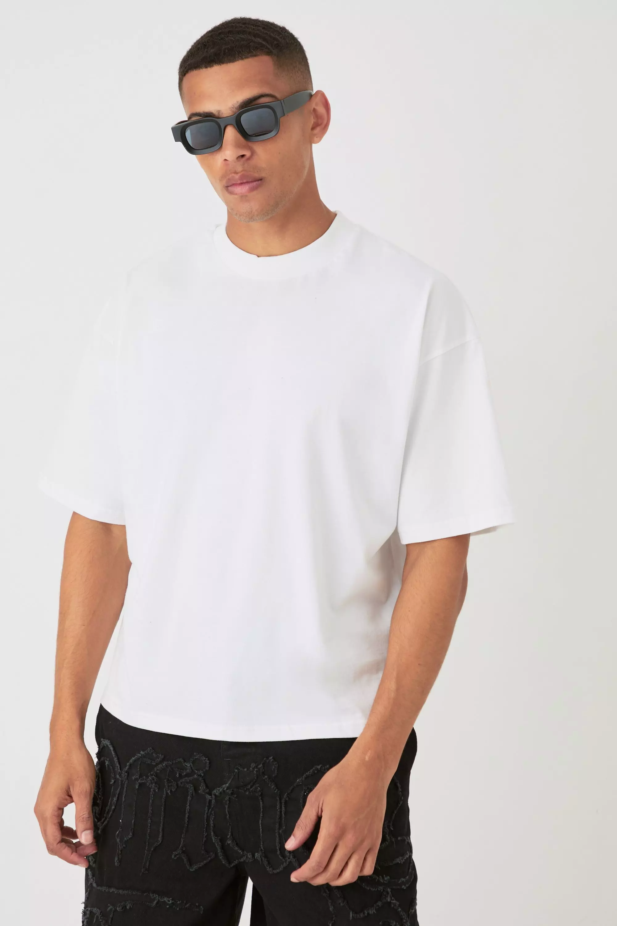 Oversized Boxy Heavyweight T-shirt White